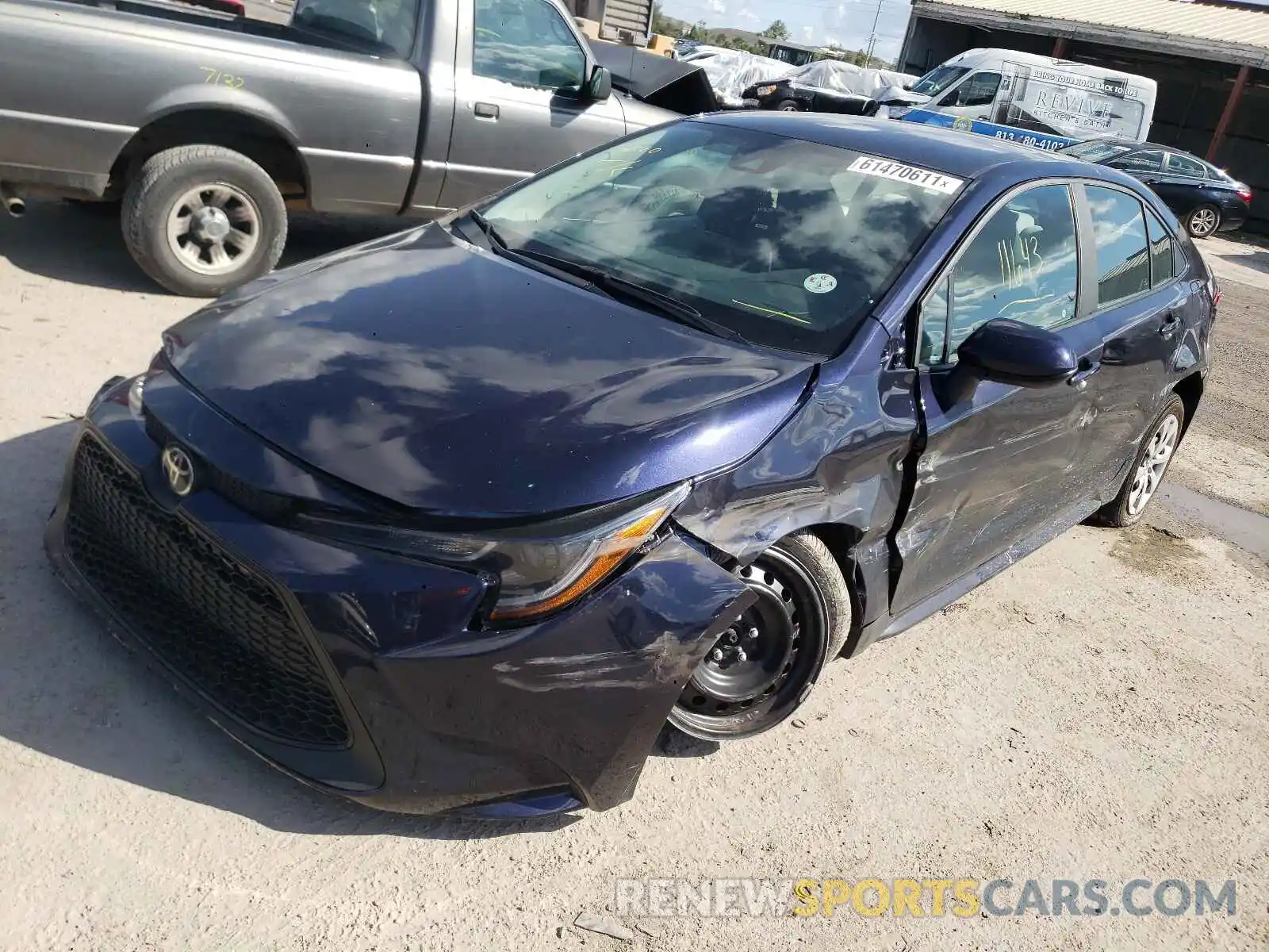 2 Photograph of a damaged car 5YFEPMAE5MP153021 TOYOTA COROLLA 2021