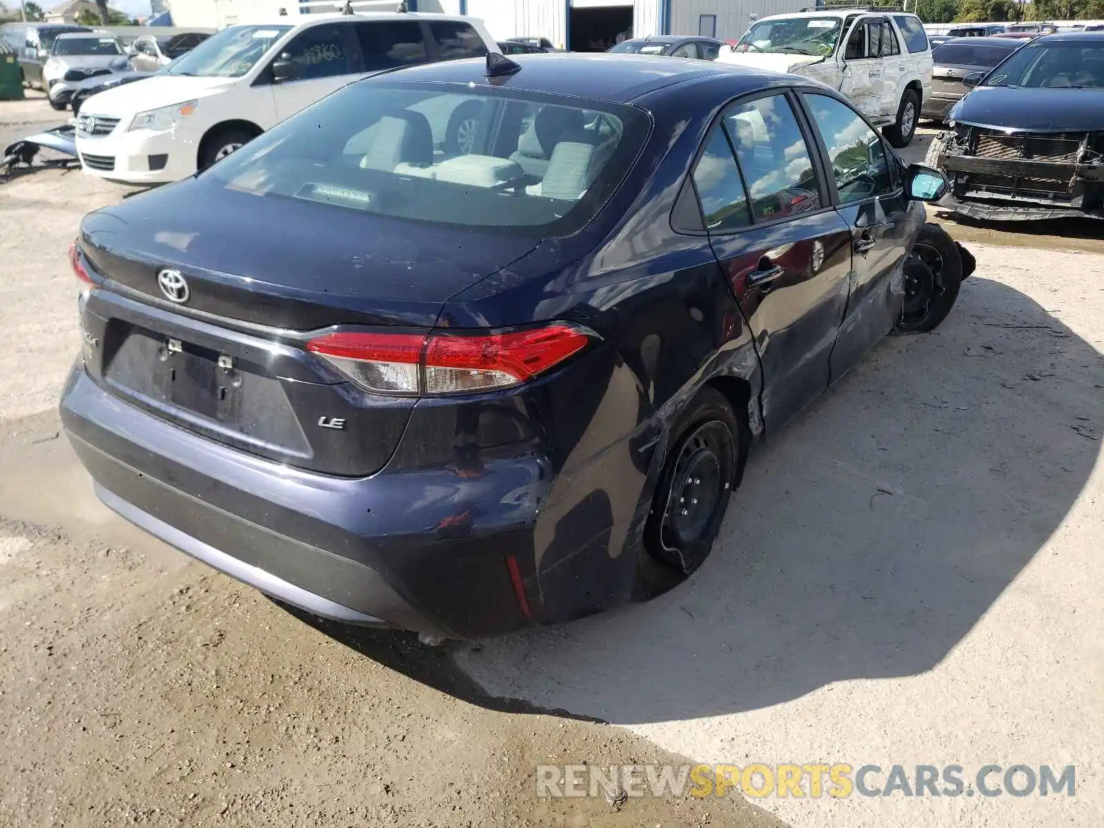 4 Photograph of a damaged car 5YFEPMAE5MP153021 TOYOTA COROLLA 2021