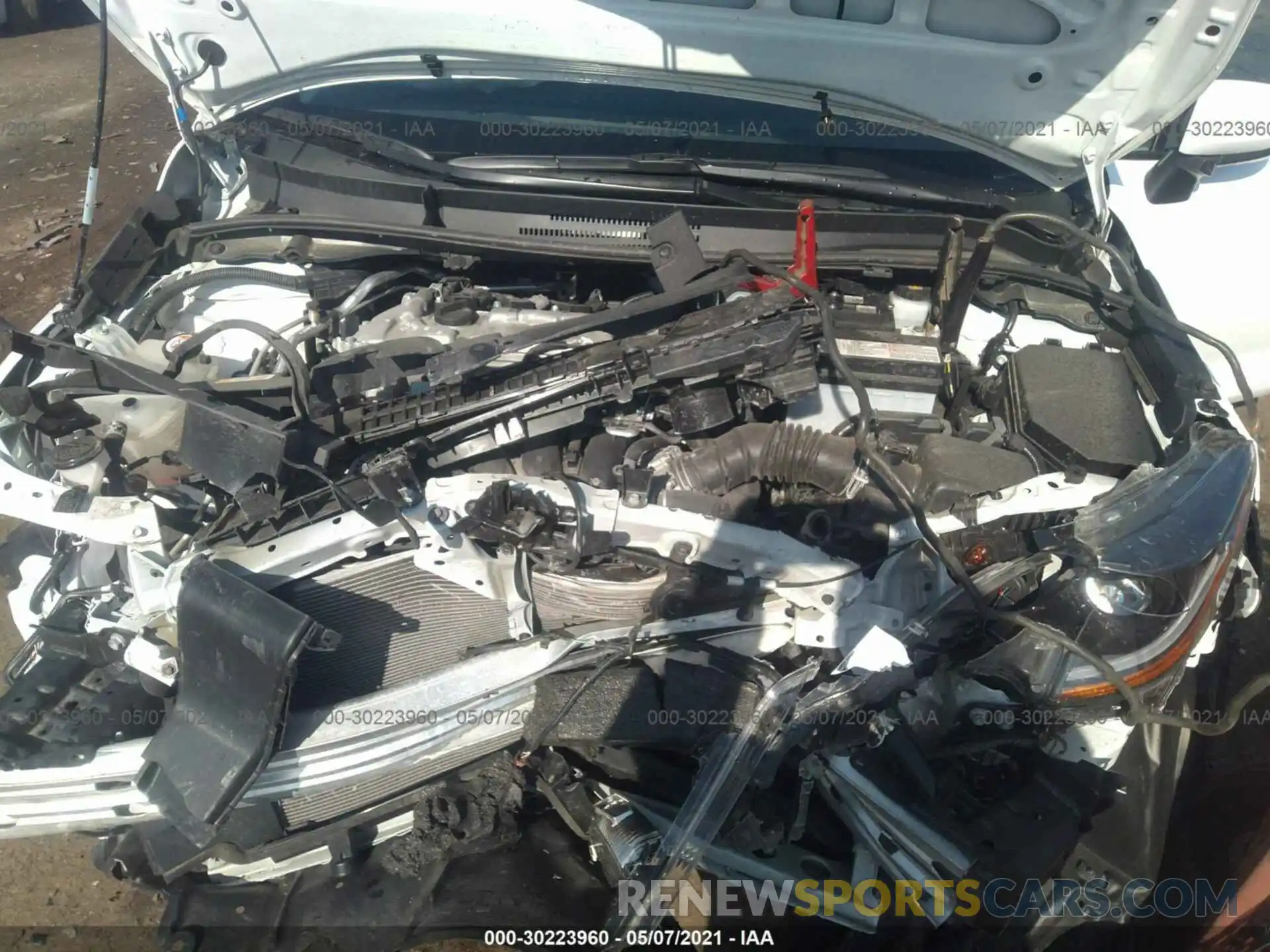 10 Photograph of a damaged car 5YFEPMAE5MP154959 TOYOTA COROLLA 2021