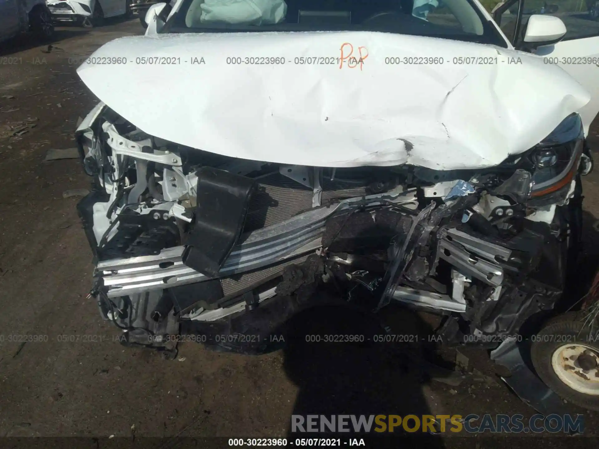 6 Photograph of a damaged car 5YFEPMAE5MP154959 TOYOTA COROLLA 2021