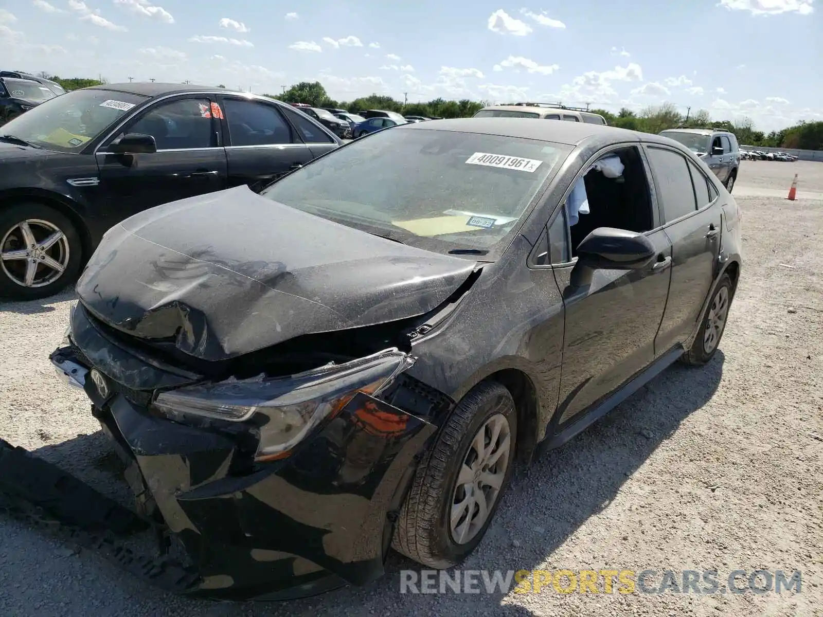 2 Photograph of a damaged car 5YFEPMAE5MP156288 TOYOTA COROLLA 2021