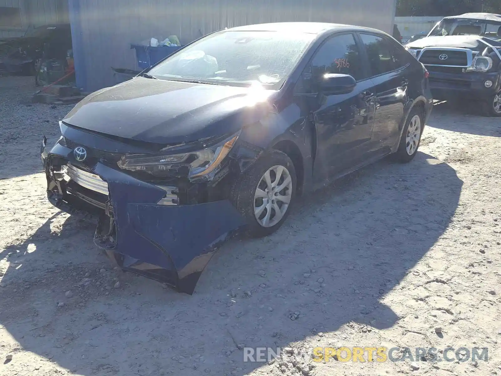 2 Photograph of a damaged car 5YFEPMAE5MP156372 TOYOTA COROLLA 2021