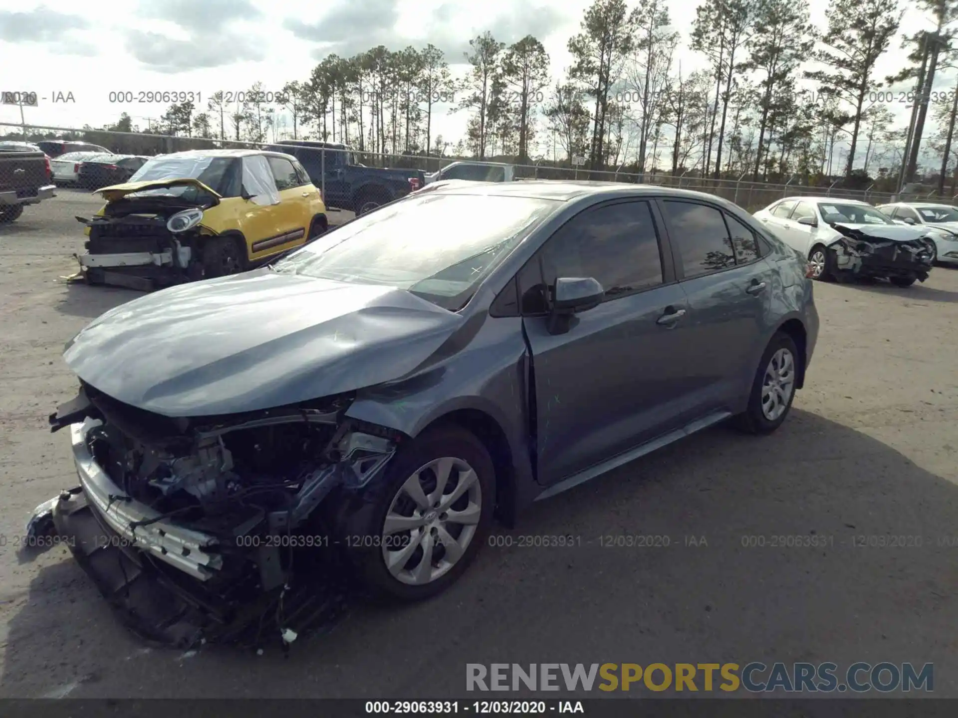 2 Photograph of a damaged car 5YFEPMAE5MP156887 TOYOTA COROLLA 2021