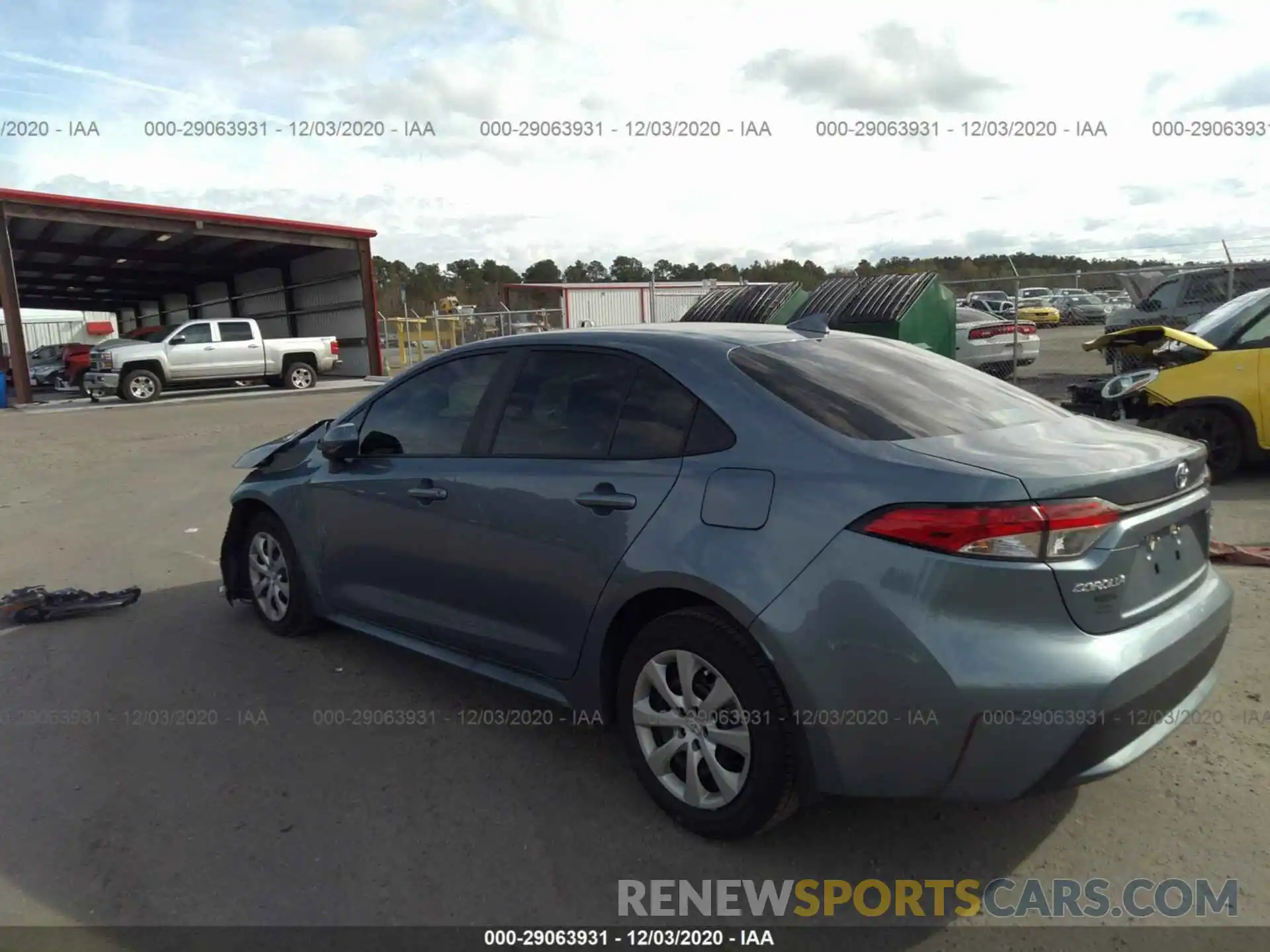 3 Photograph of a damaged car 5YFEPMAE5MP156887 TOYOTA COROLLA 2021