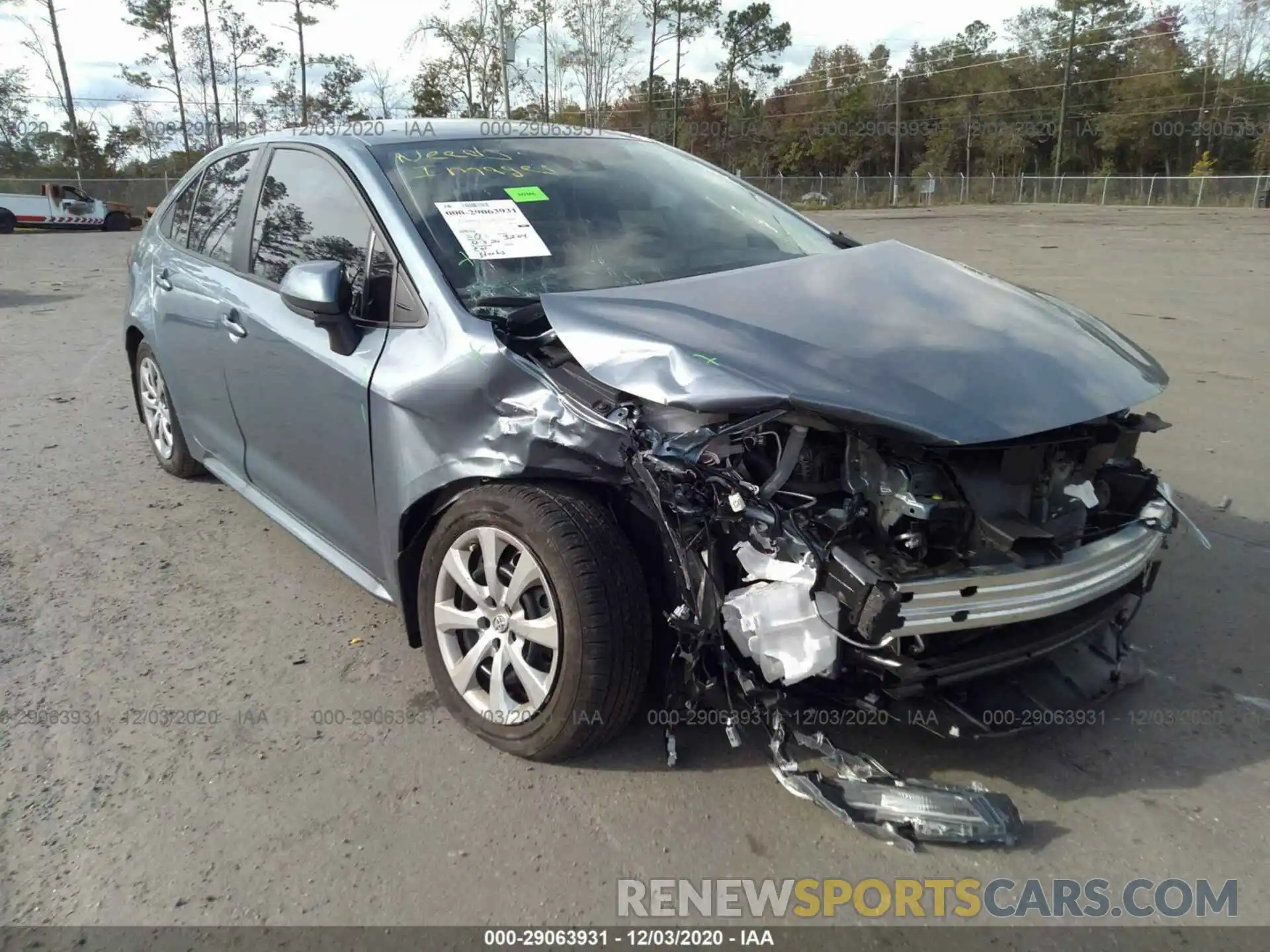 6 Photograph of a damaged car 5YFEPMAE5MP156887 TOYOTA COROLLA 2021