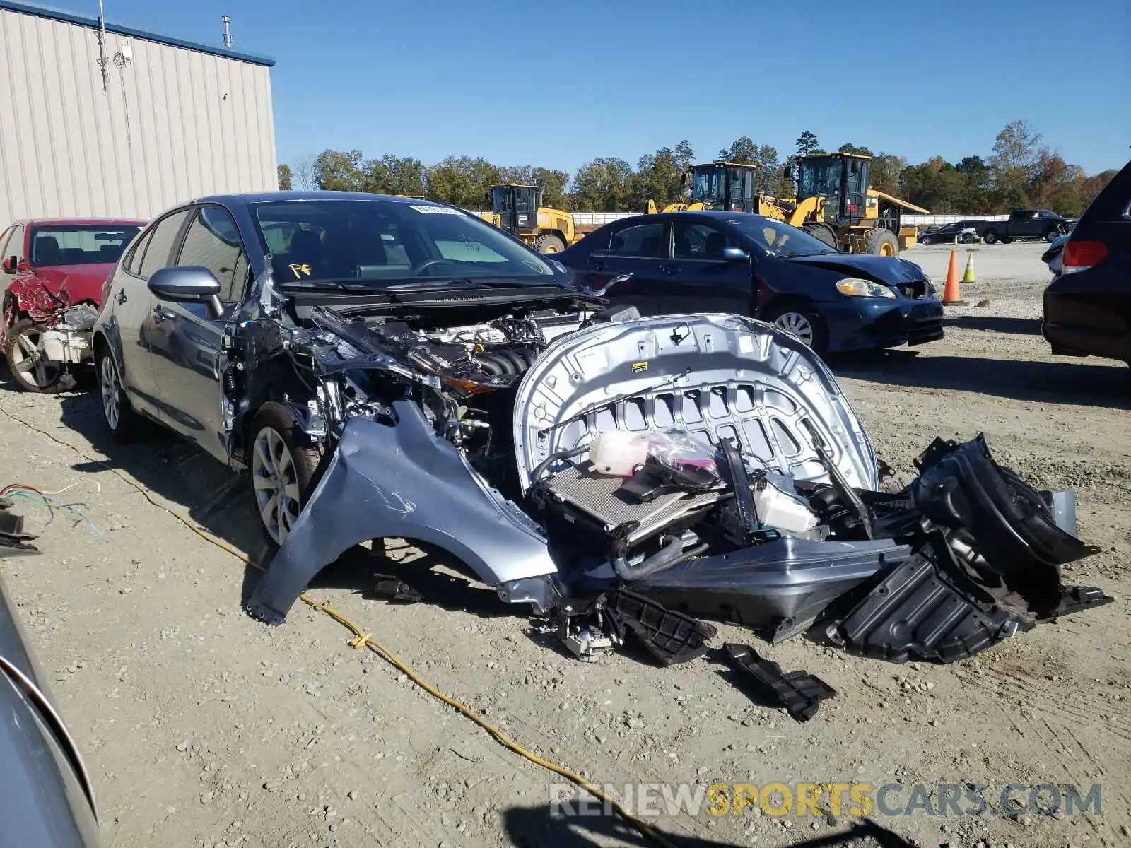 1 Photograph of a damaged car 5YFEPMAE5MP158865 TOYOTA COROLLA 2021