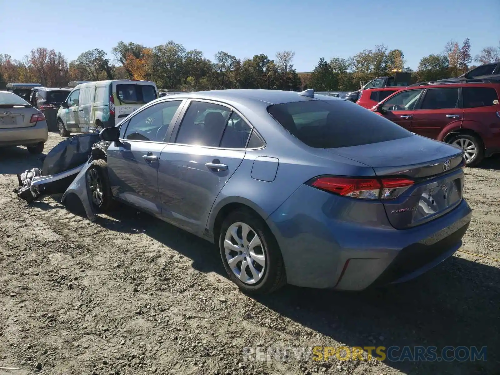 3 Photograph of a damaged car 5YFEPMAE5MP158865 TOYOTA COROLLA 2021