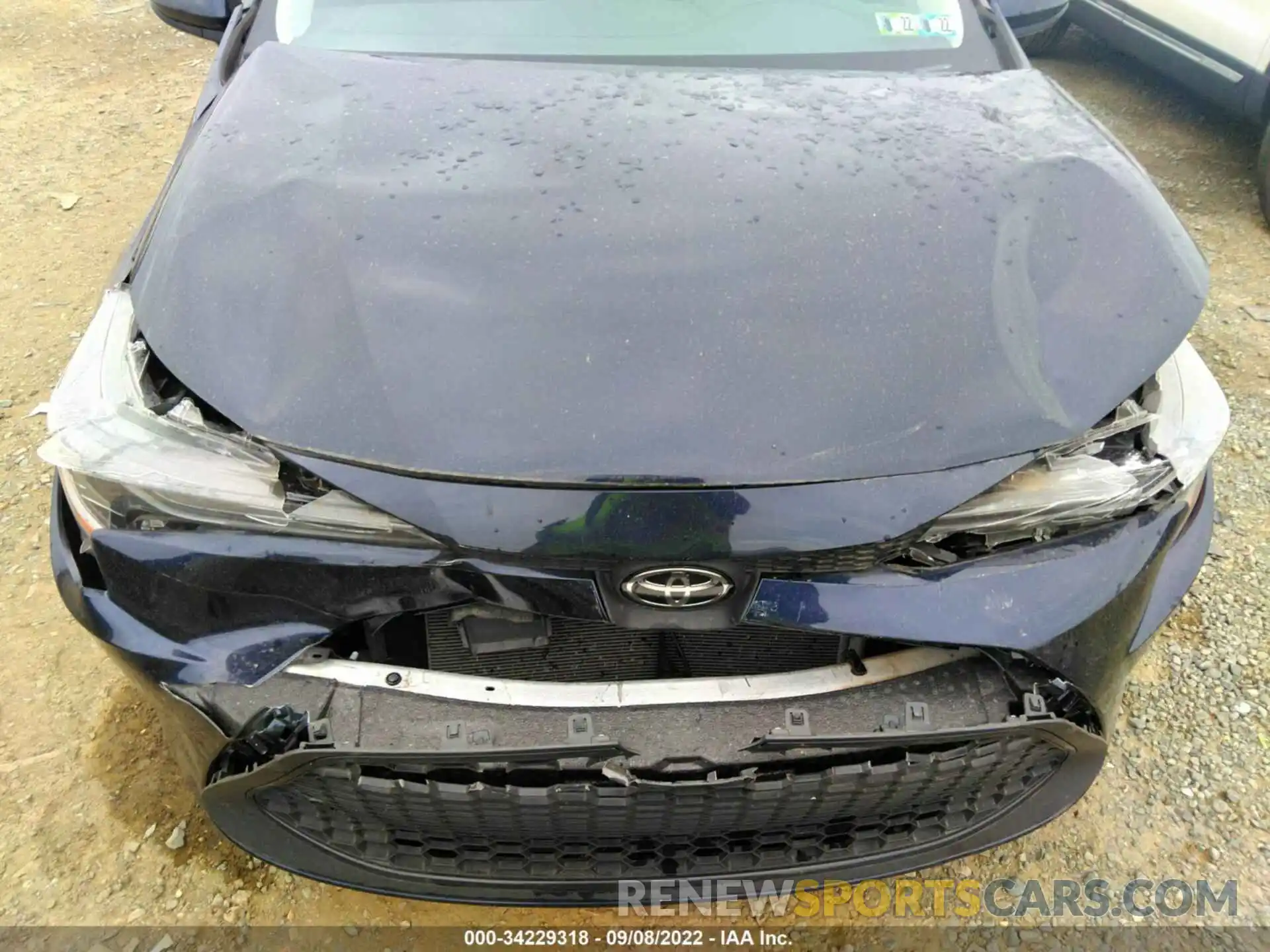 10 Photograph of a damaged car 5YFEPMAE5MP159014 TOYOTA COROLLA 2021