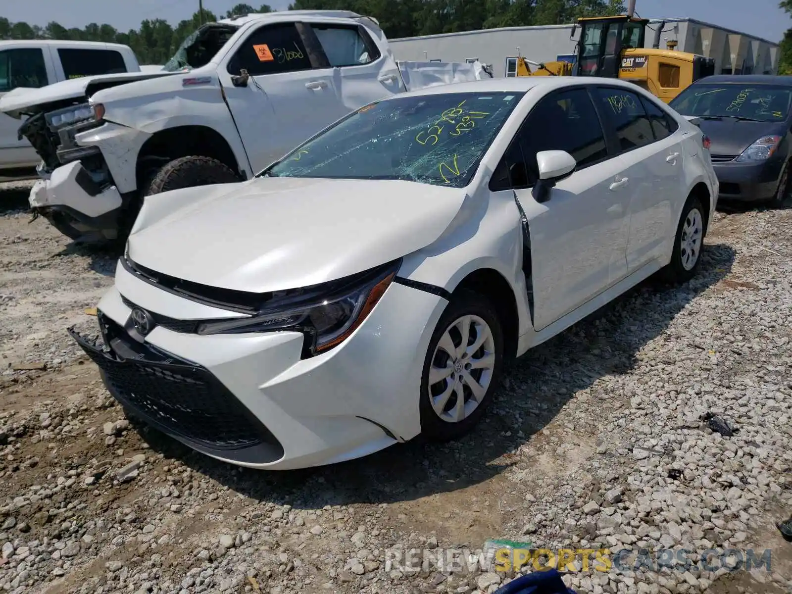 2 Photograph of a damaged car 5YFEPMAE5MP159501 TOYOTA COROLLA 2021