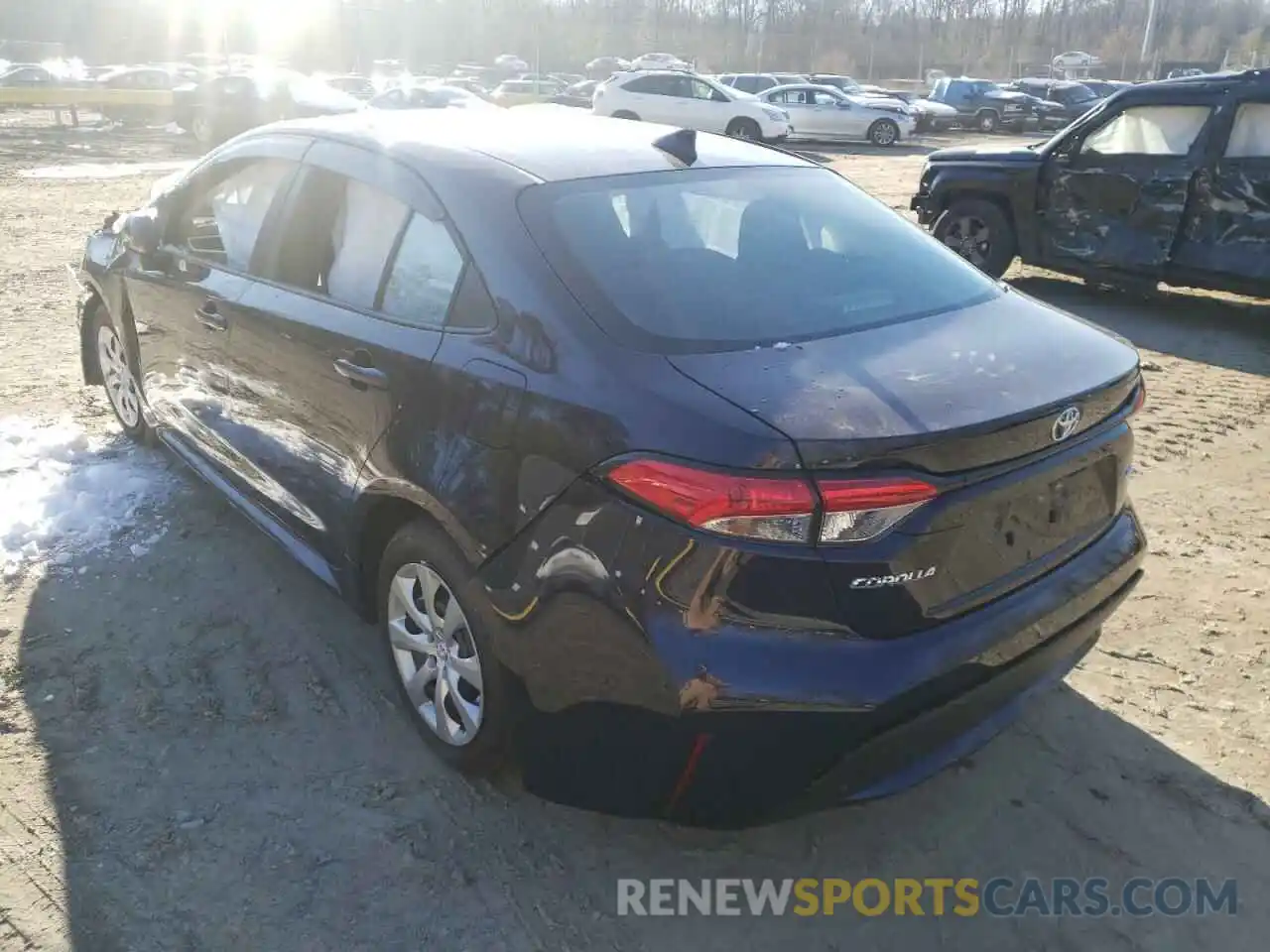 3 Photograph of a damaged car 5YFEPMAE5MP160356 TOYOTA COROLLA 2021