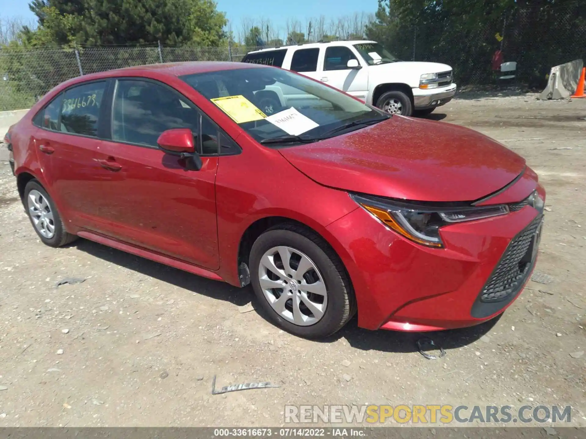 1 Photograph of a damaged car 5YFEPMAE5MP160549 TOYOTA COROLLA 2021