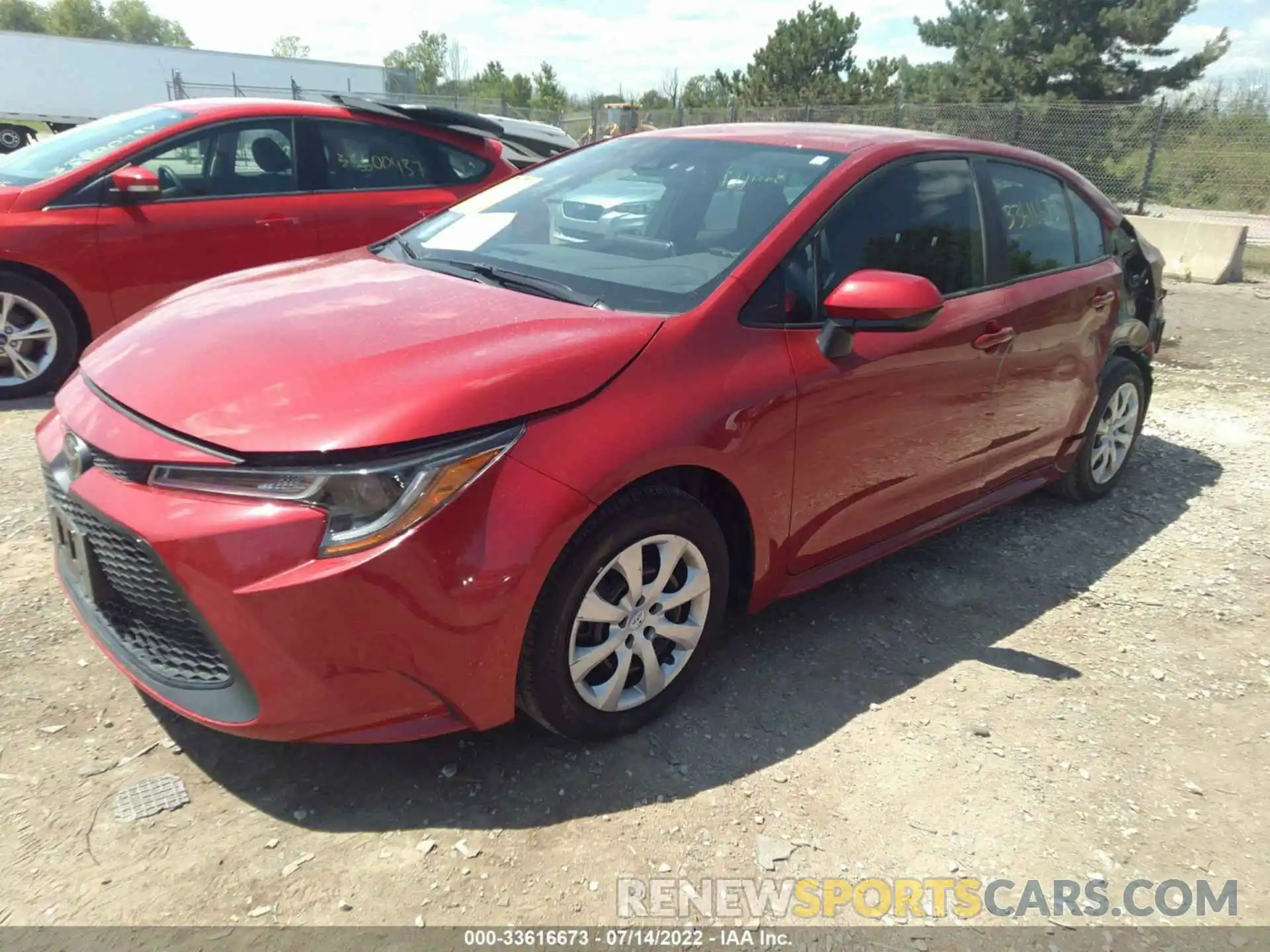 2 Photograph of a damaged car 5YFEPMAE5MP160549 TOYOTA COROLLA 2021