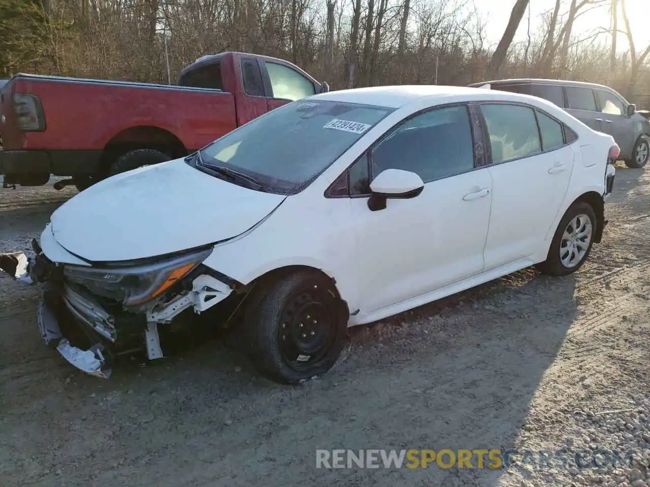 1 Photograph of a damaged car 5YFEPMAE5MP161278 TOYOTA COROLLA 2021