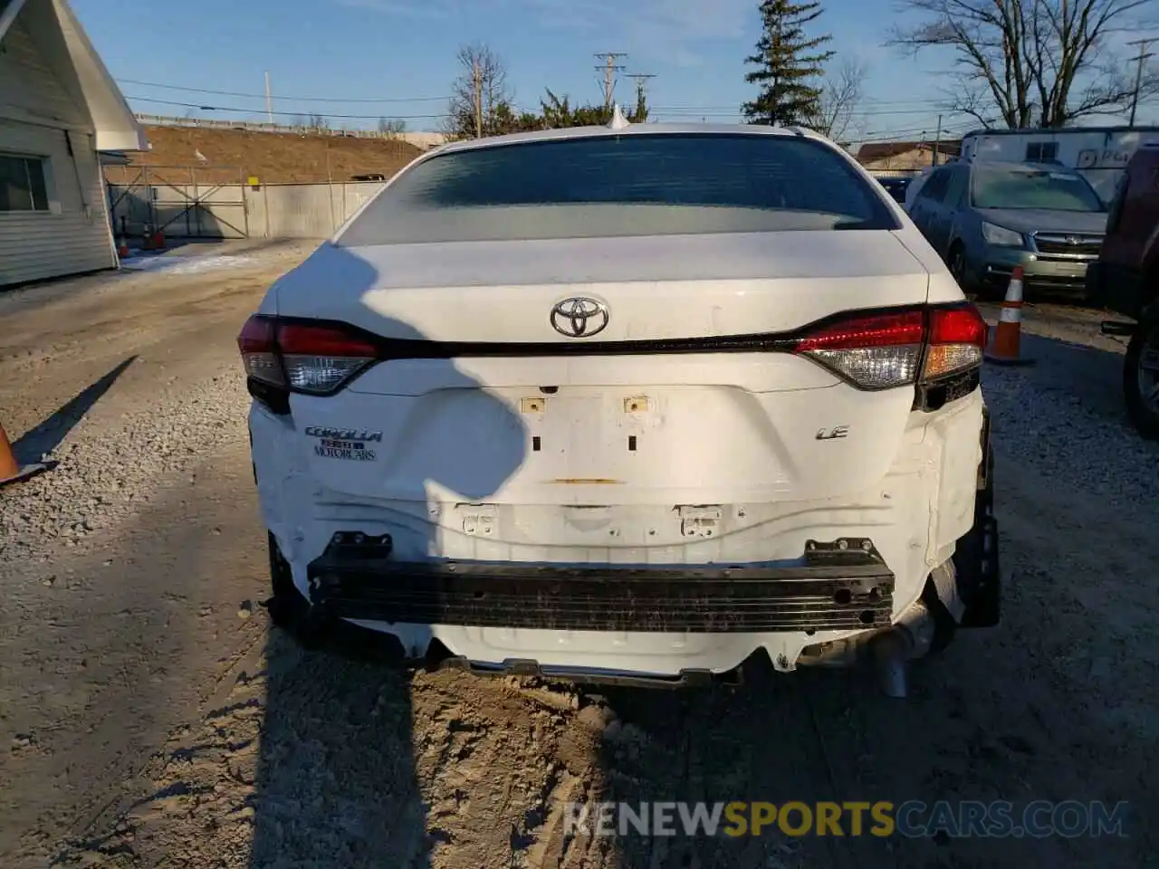 6 Photograph of a damaged car 5YFEPMAE5MP161278 TOYOTA COROLLA 2021