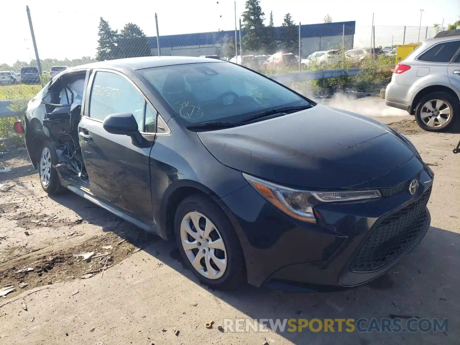 1 Photograph of a damaged car 5YFEPMAE5MP161426 TOYOTA COROLLA 2021