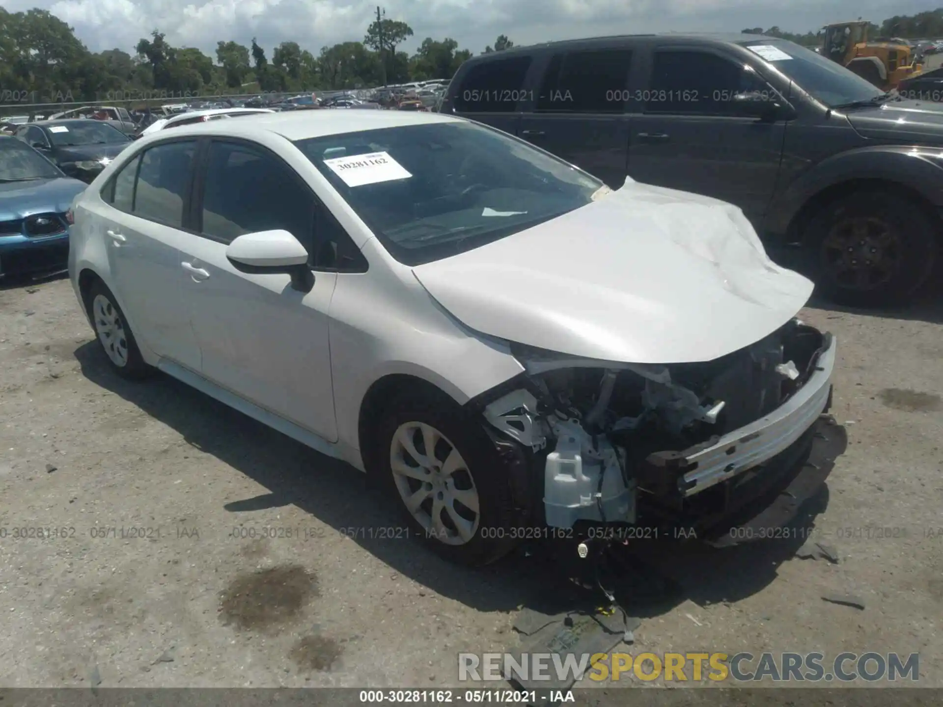 1 Photograph of a damaged car 5YFEPMAE5MP161734 TOYOTA COROLLA 2021