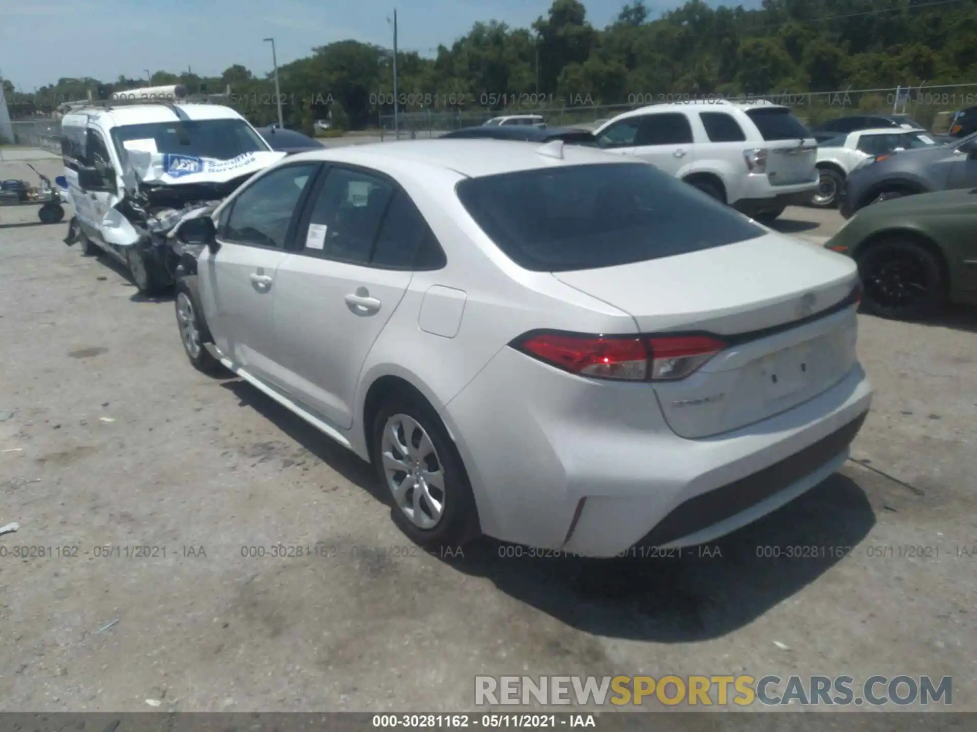 3 Photograph of a damaged car 5YFEPMAE5MP161734 TOYOTA COROLLA 2021