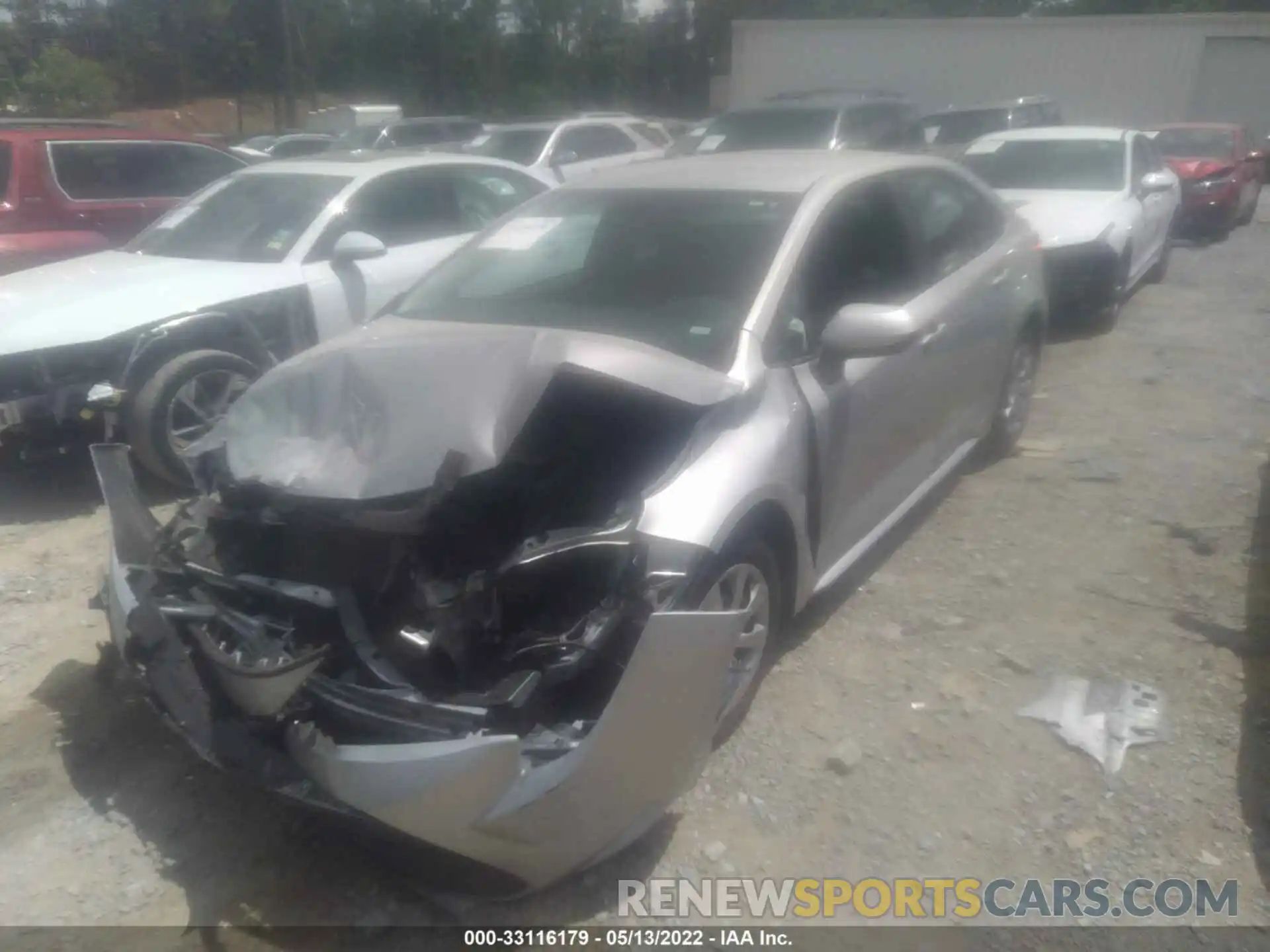 2 Photograph of a damaged car 5YFEPMAE5MP164570 TOYOTA COROLLA 2021