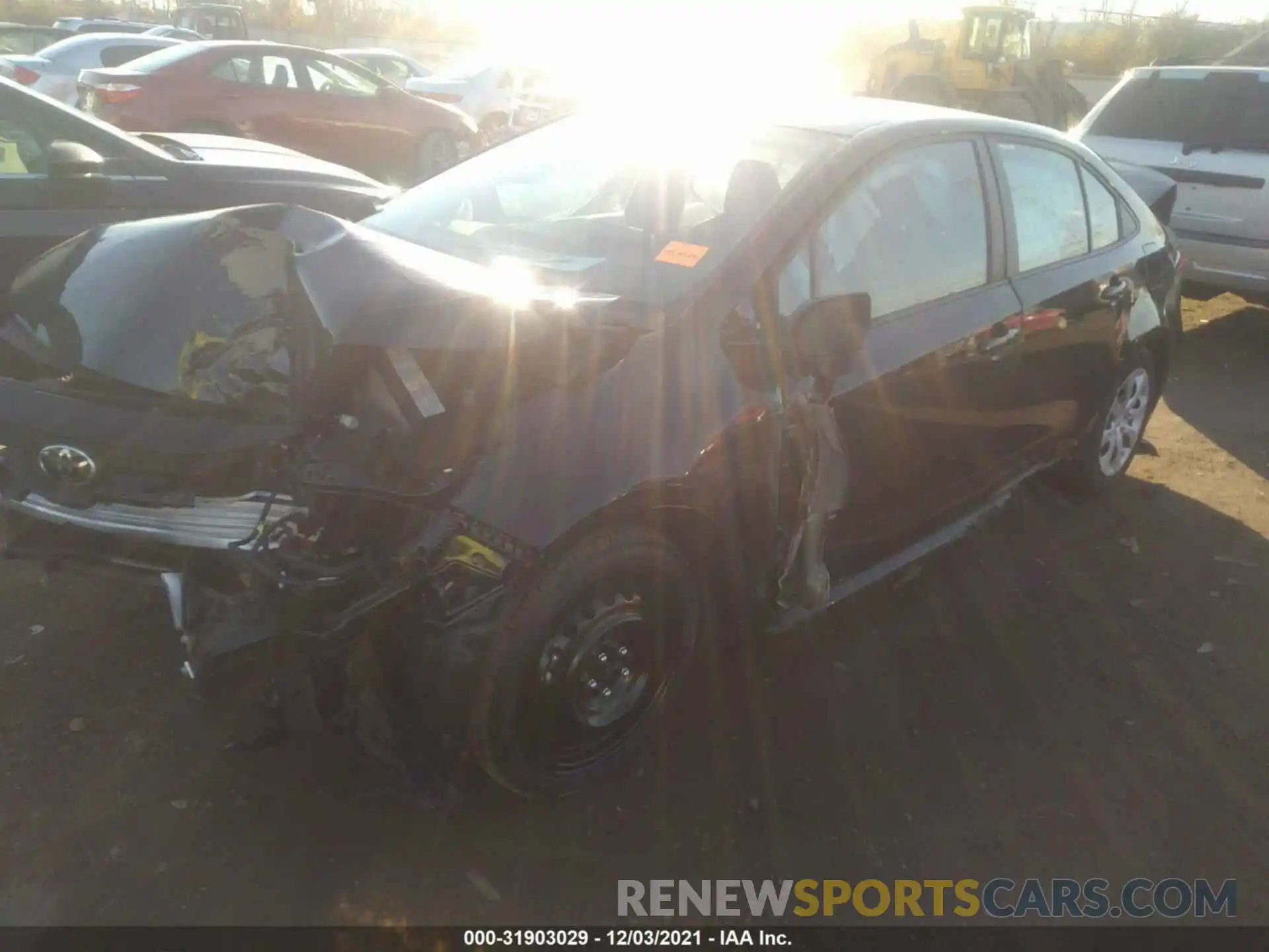 2 Photograph of a damaged car 5YFEPMAE5MP165718 TOYOTA COROLLA 2021