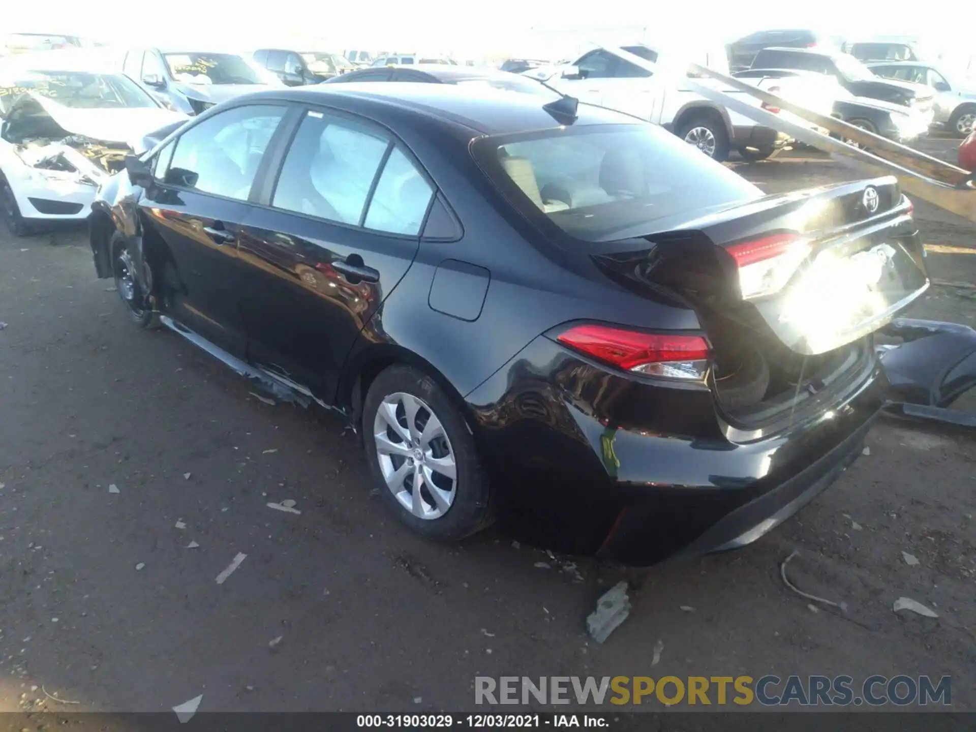 3 Photograph of a damaged car 5YFEPMAE5MP165718 TOYOTA COROLLA 2021