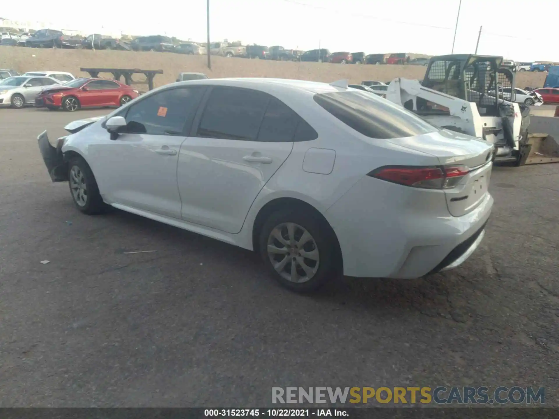 3 Photograph of a damaged car 5YFEPMAE5MP166187 TOYOTA COROLLA 2021