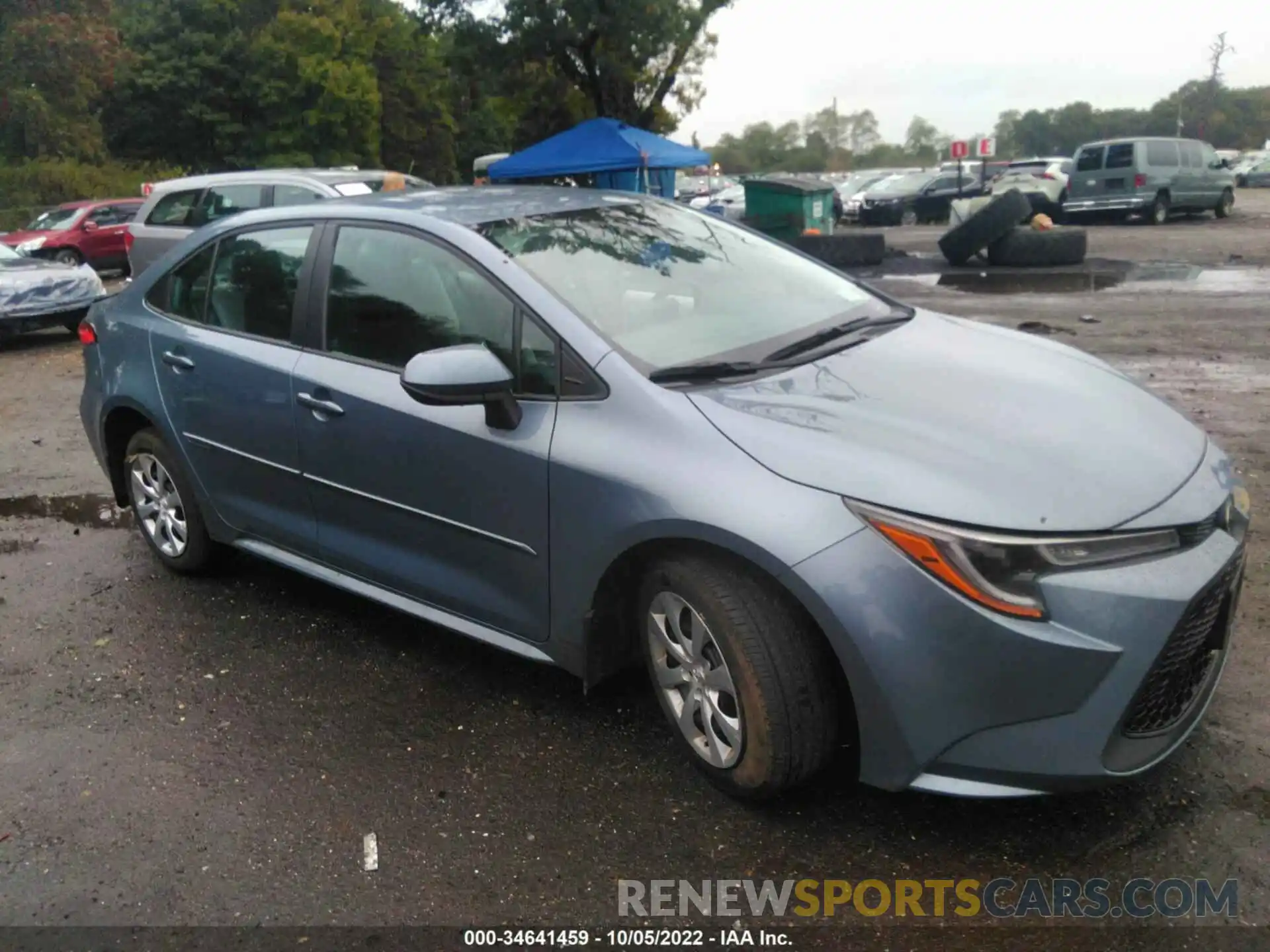 1 Photograph of a damaged car 5YFEPMAE5MP167338 TOYOTA COROLLA 2021