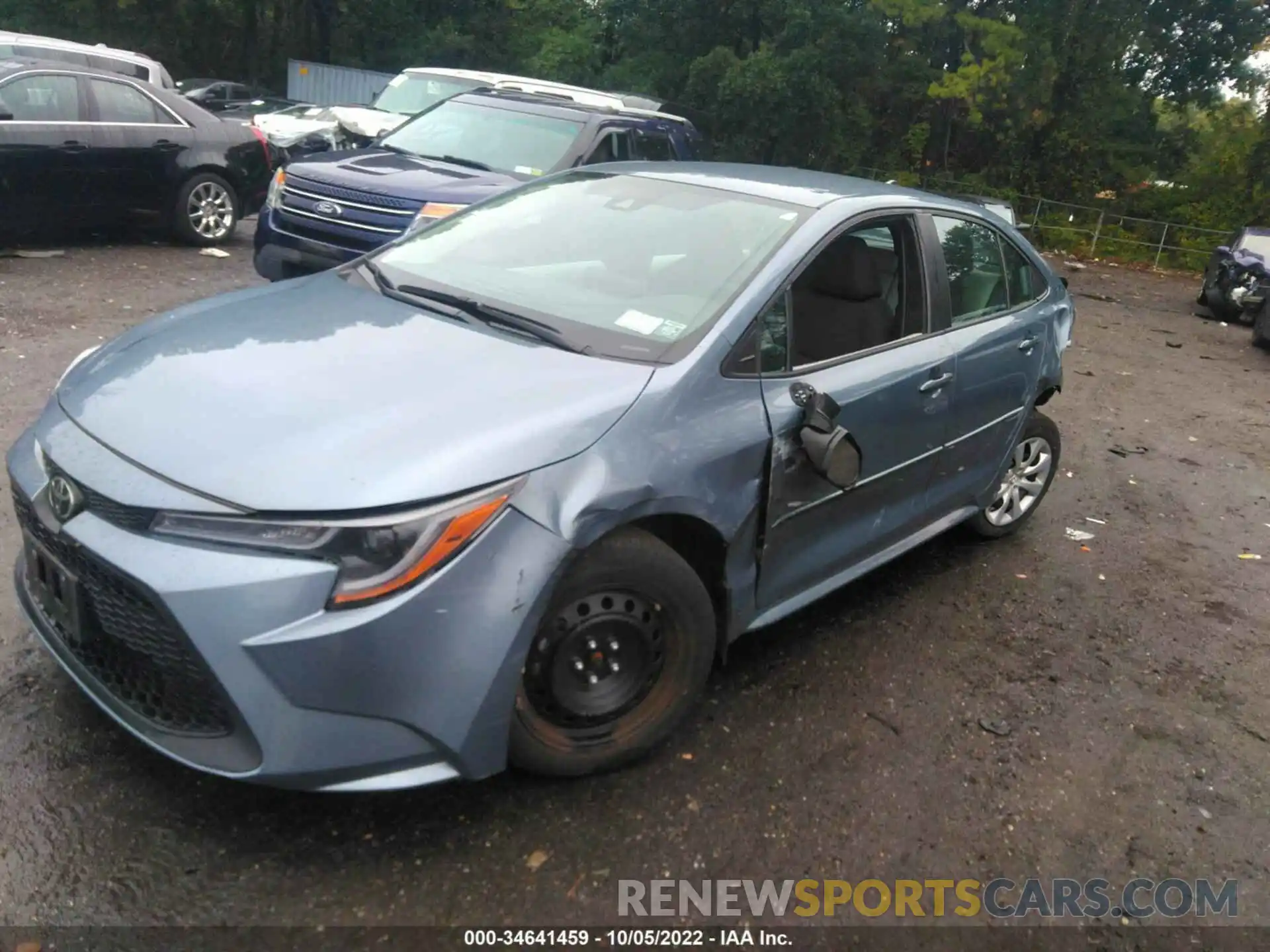 2 Photograph of a damaged car 5YFEPMAE5MP167338 TOYOTA COROLLA 2021