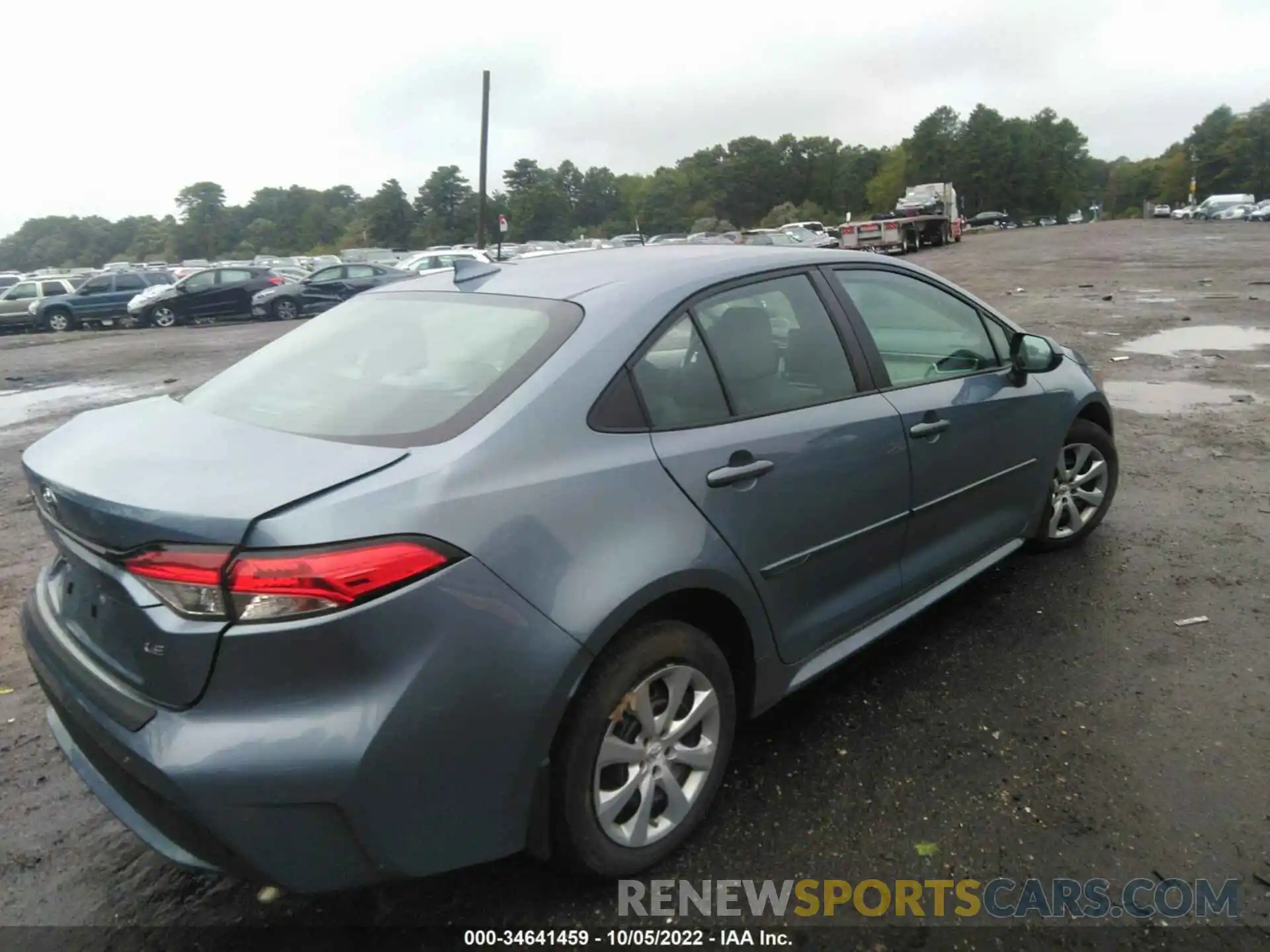 4 Photograph of a damaged car 5YFEPMAE5MP167338 TOYOTA COROLLA 2021