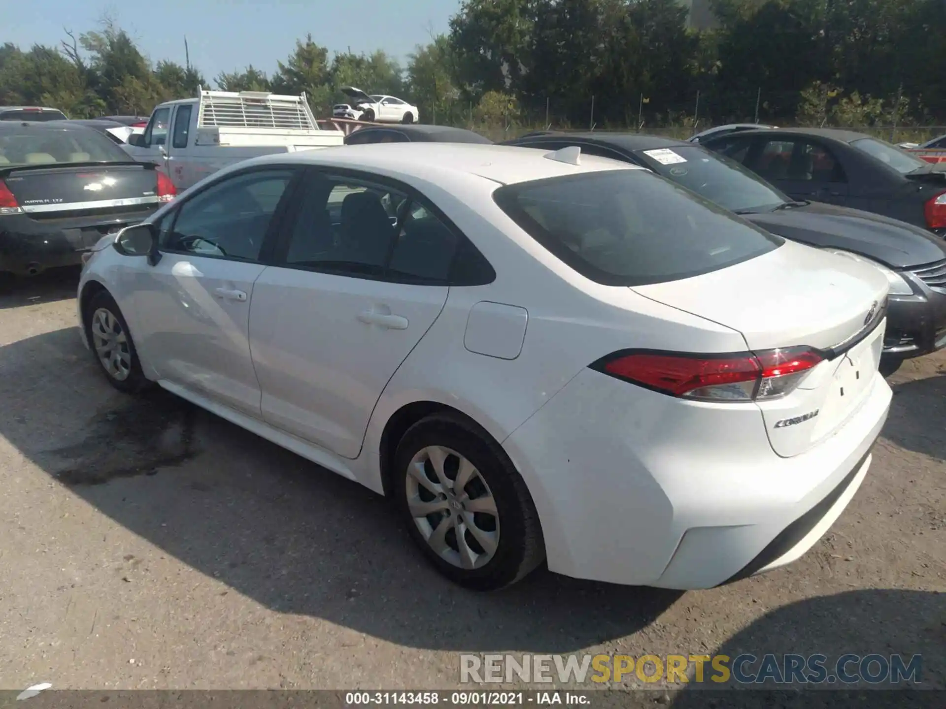 3 Photograph of a damaged car 5YFEPMAE5MP167405 TOYOTA COROLLA 2021