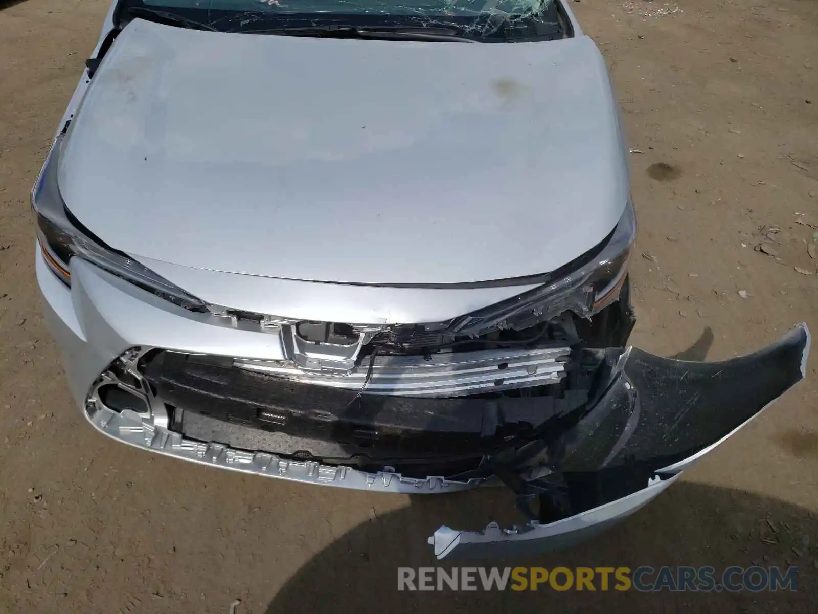 7 Photograph of a damaged car 5YFEPMAE5MP167467 TOYOTA COROLLA 2021