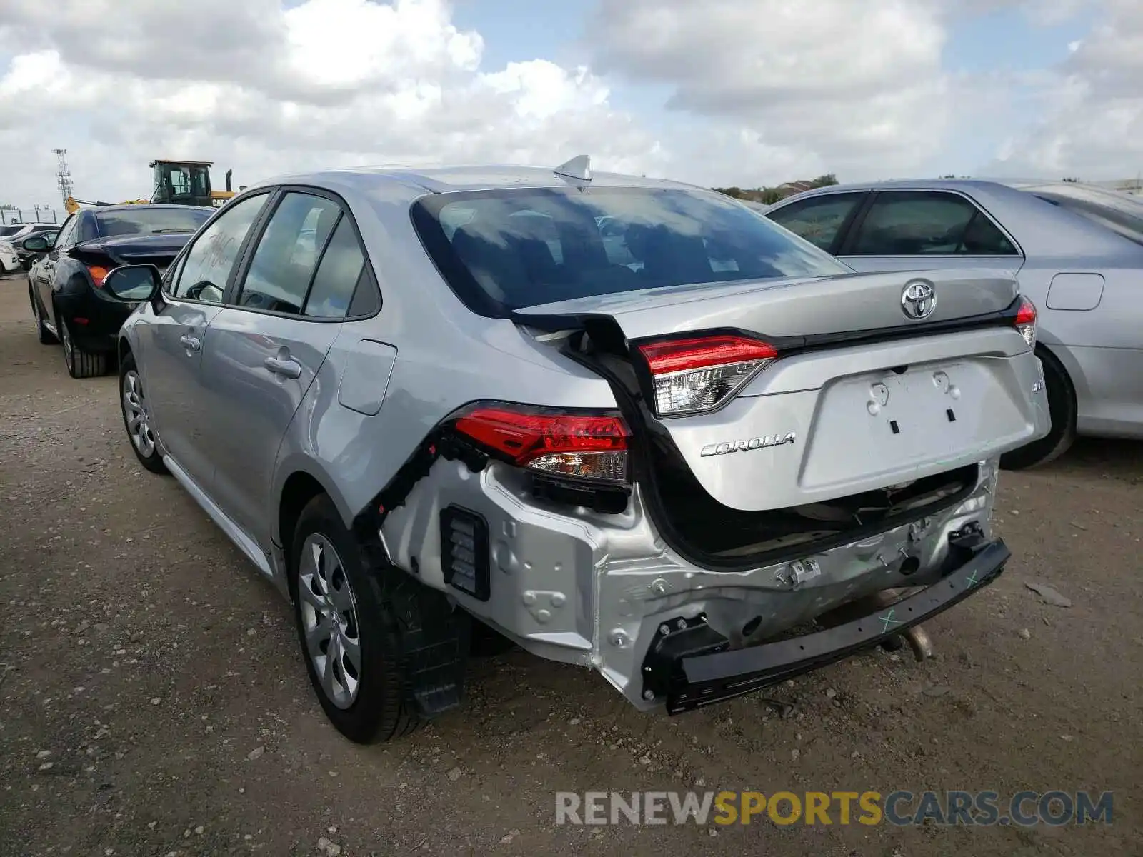 3 Photograph of a damaged car 5YFEPMAE5MP167534 TOYOTA COROLLA 2021