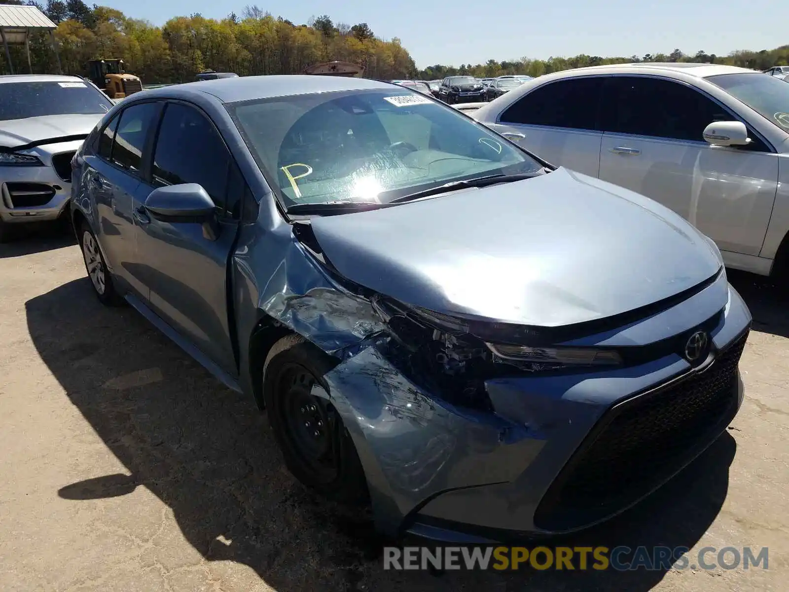 1 Photograph of a damaged car 5YFEPMAE5MP167596 TOYOTA COROLLA 2021