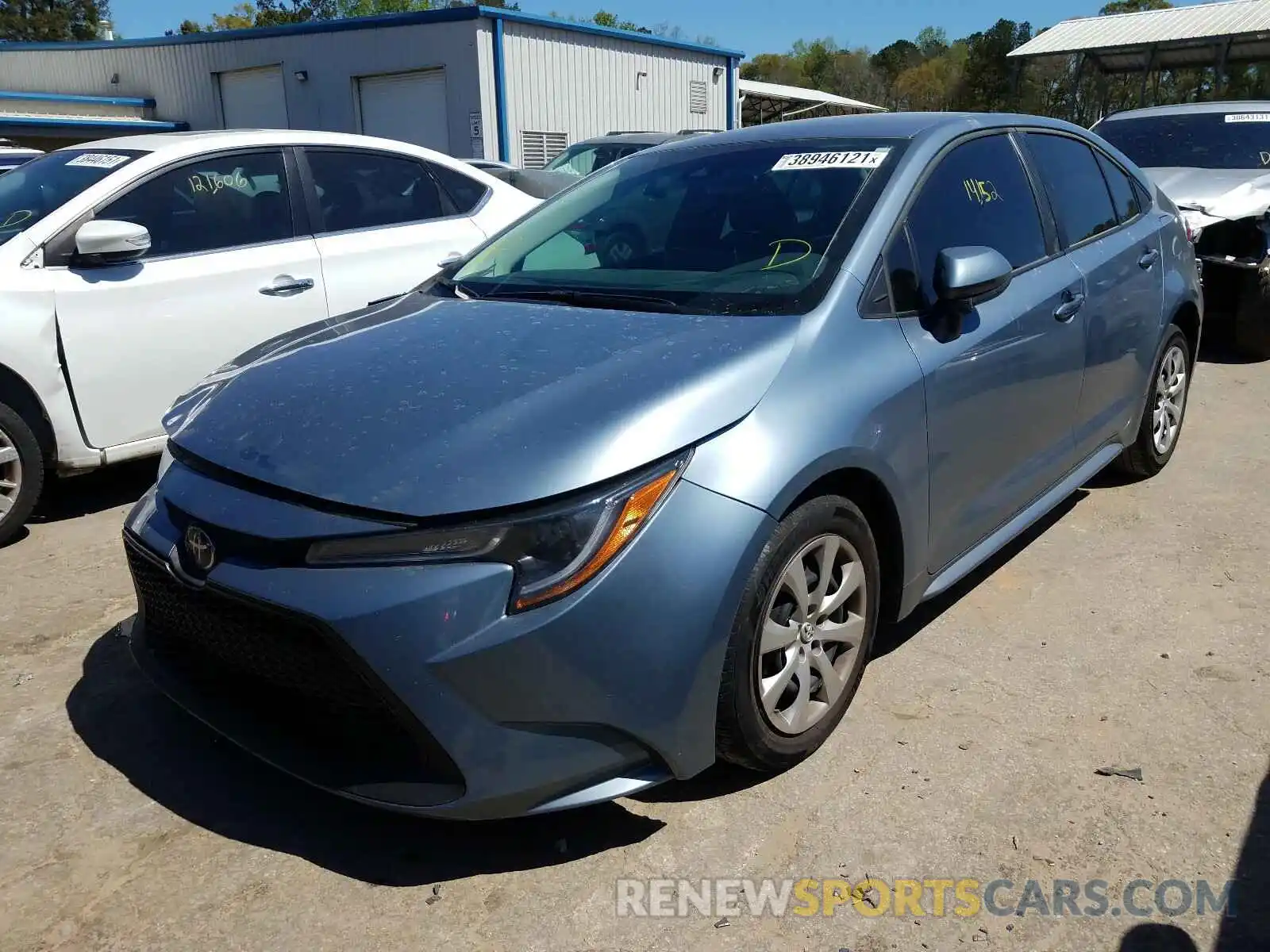 2 Photograph of a damaged car 5YFEPMAE5MP167596 TOYOTA COROLLA 2021