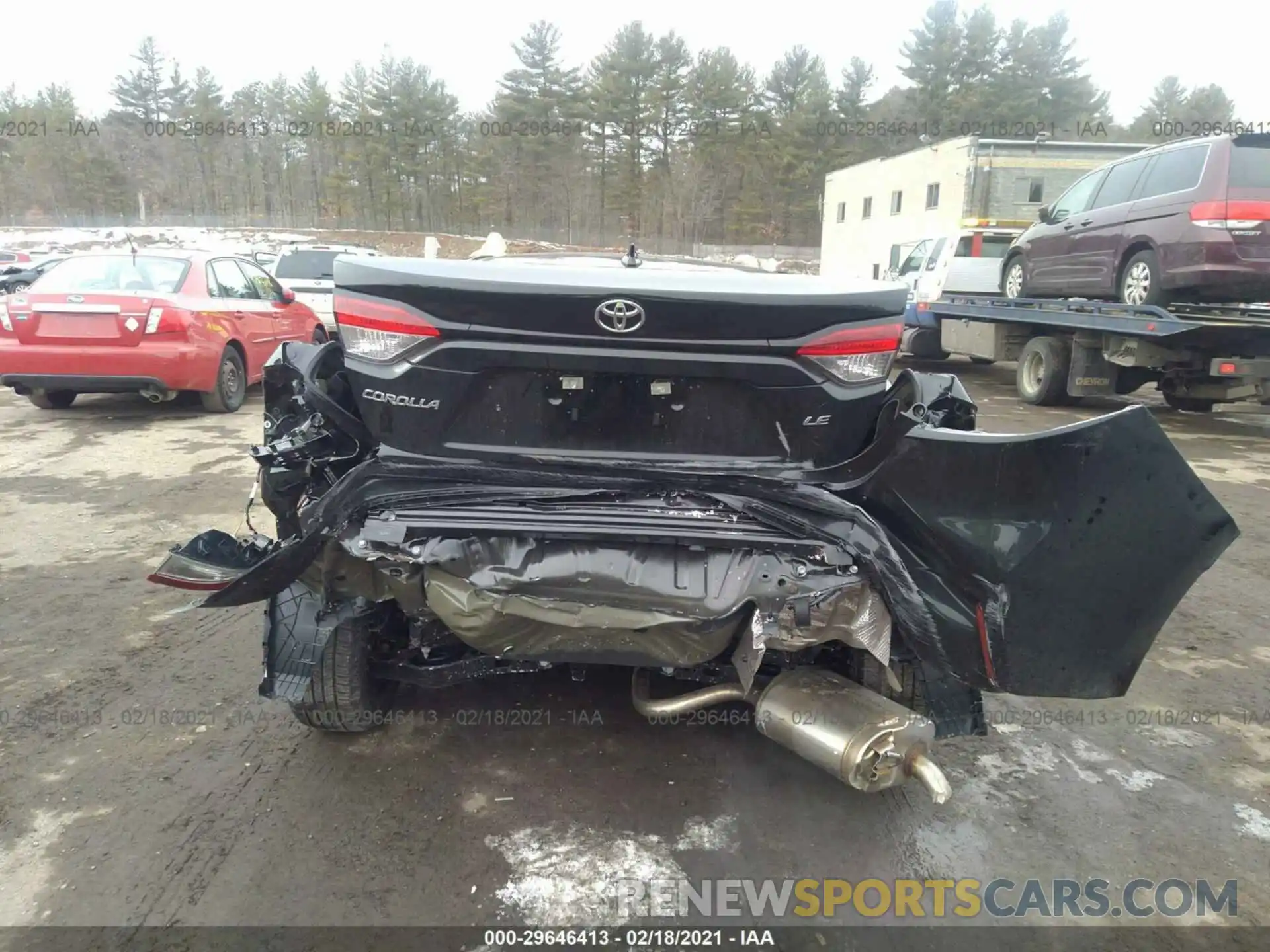 6 Photograph of a damaged car 5YFEPMAE5MP167663 TOYOTA COROLLA 2021