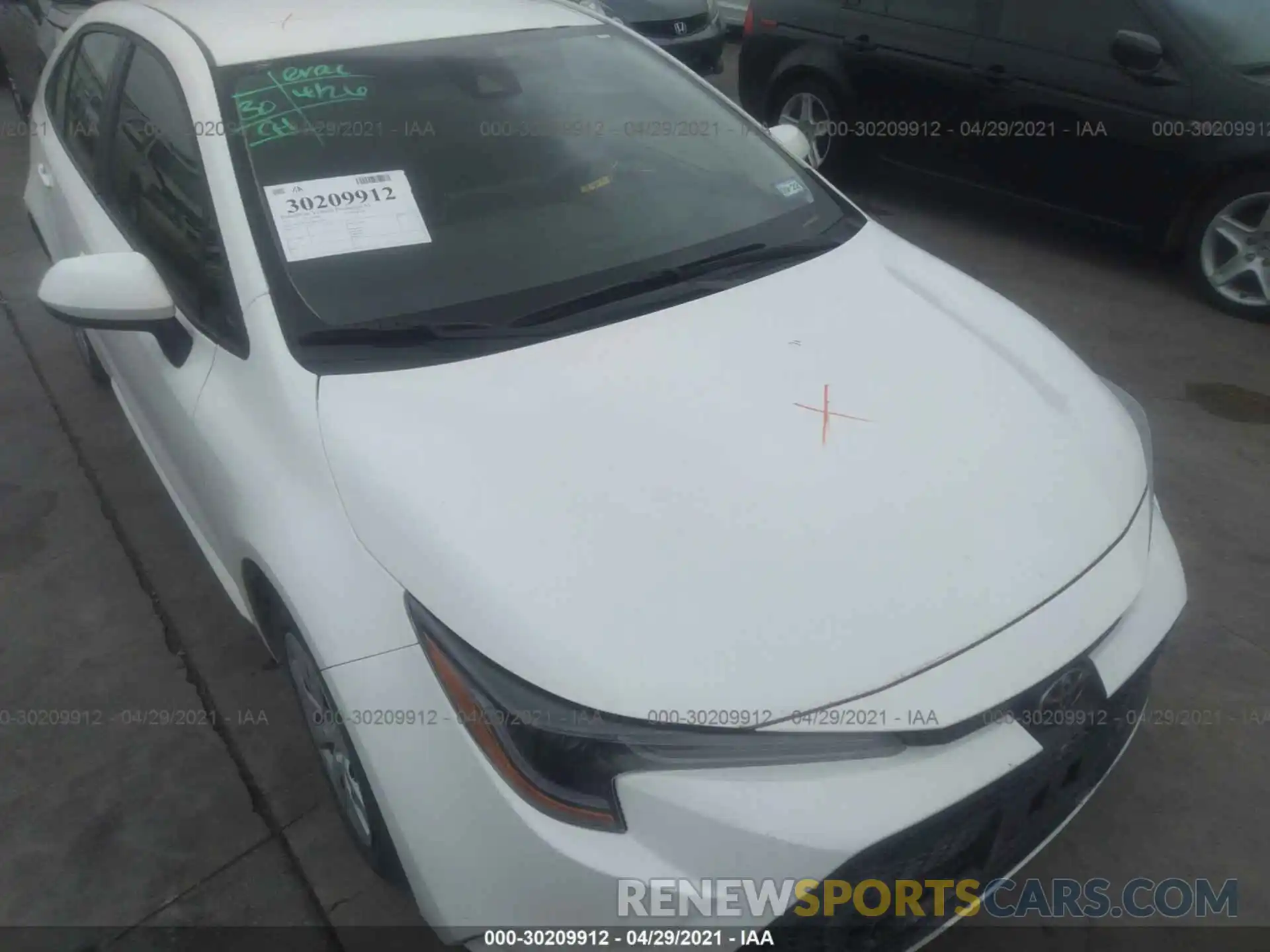 6 Photograph of a damaged car 5YFEPMAE5MP167758 TOYOTA COROLLA 2021