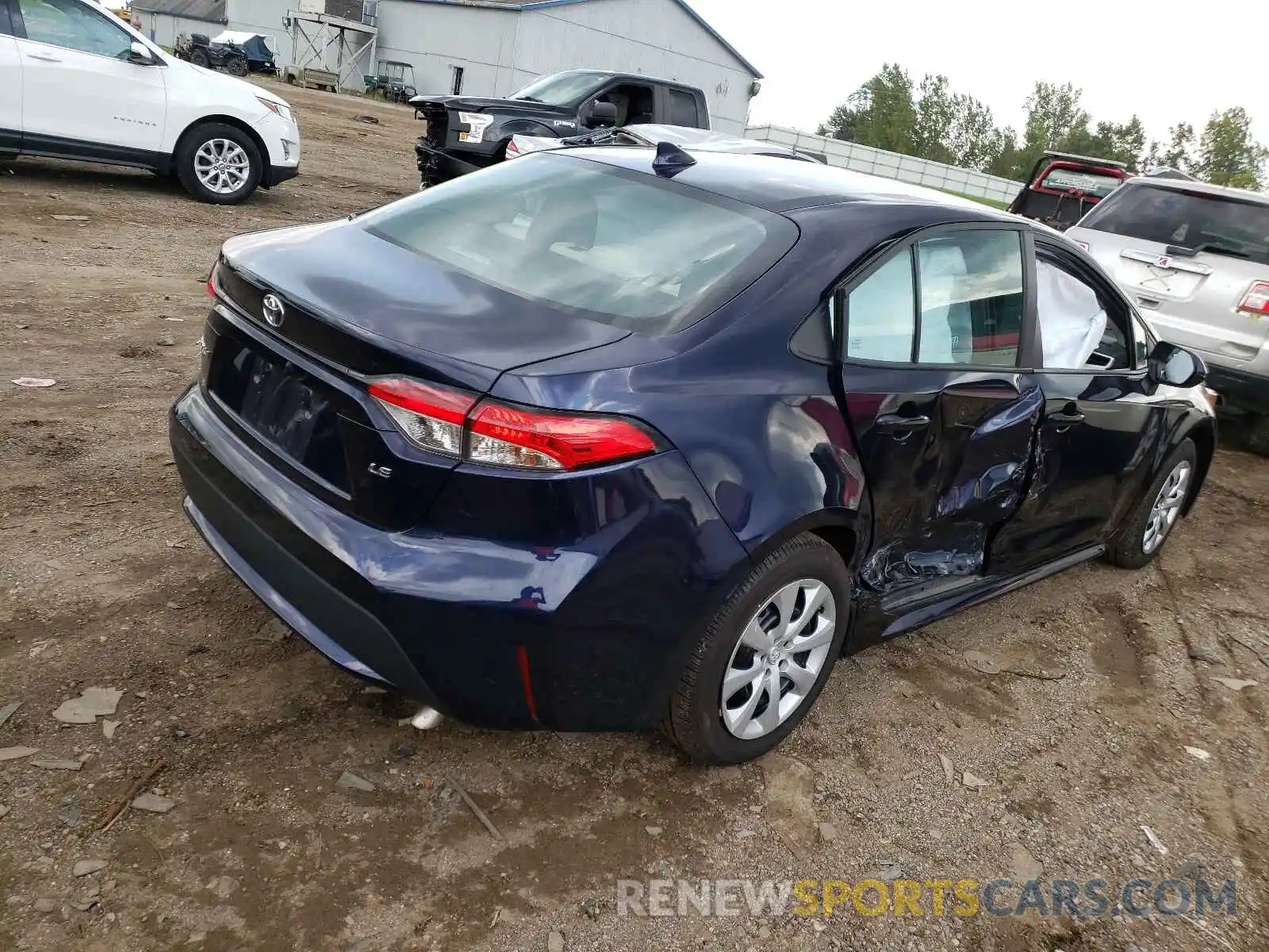 4 Photograph of a damaged car 5YFEPMAE5MP168456 TOYOTA COROLLA 2021