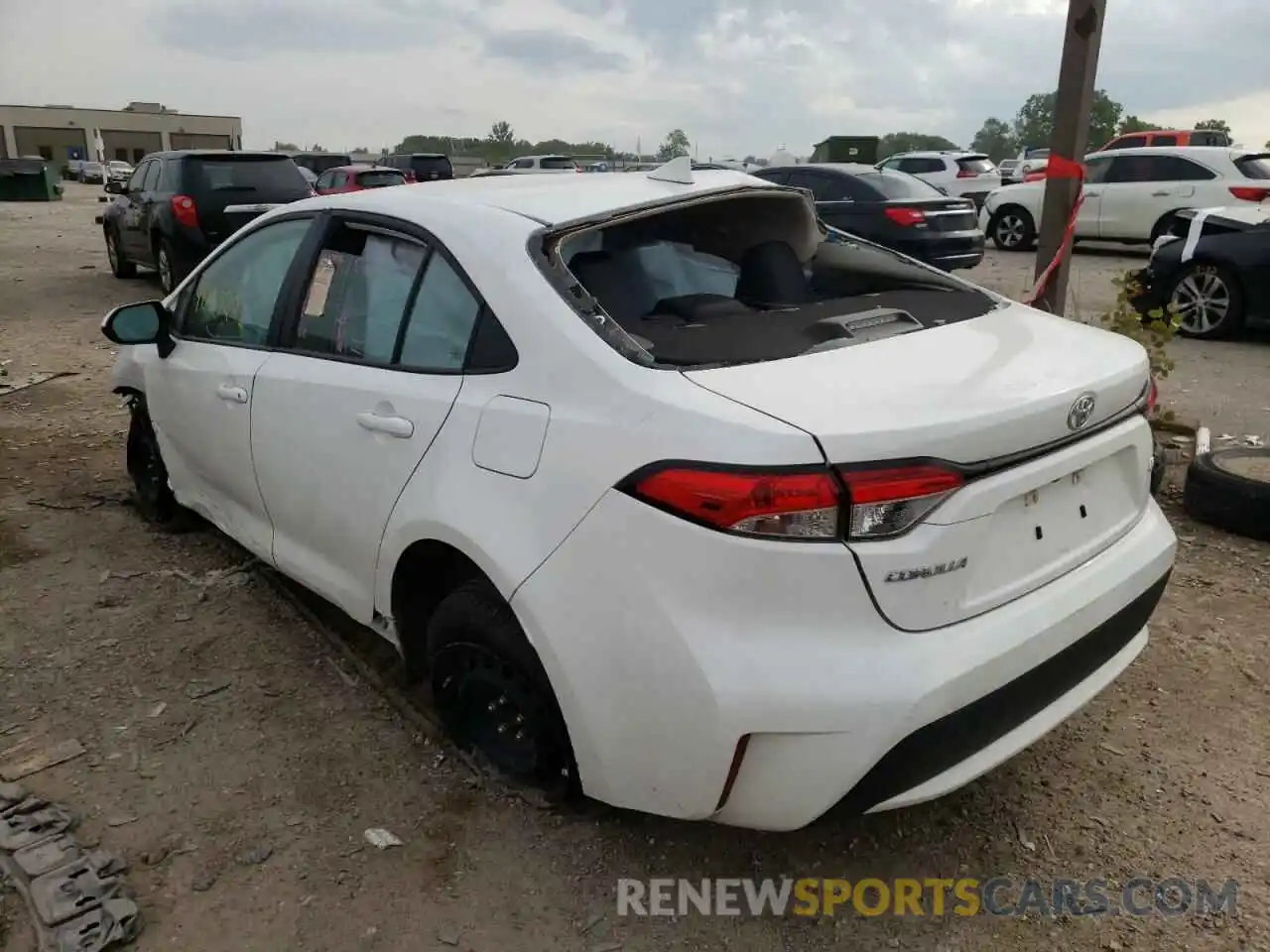 3 Photograph of a damaged car 5YFEPMAE5MP168604 TOYOTA COROLLA 2021