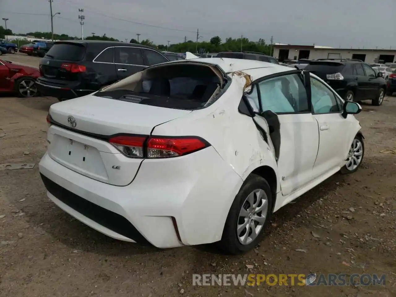 4 Photograph of a damaged car 5YFEPMAE5MP168604 TOYOTA COROLLA 2021