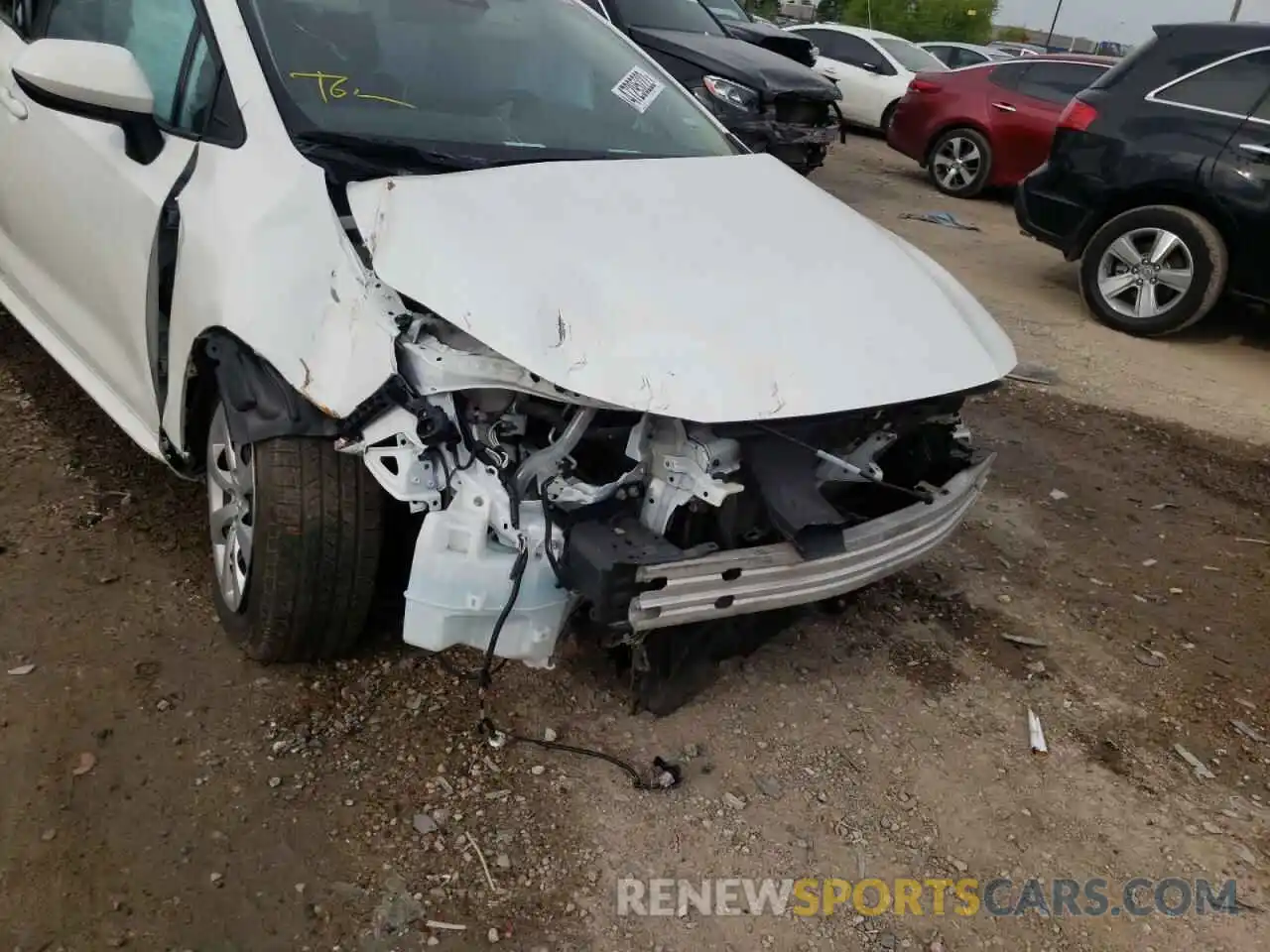 9 Photograph of a damaged car 5YFEPMAE5MP168604 TOYOTA COROLLA 2021