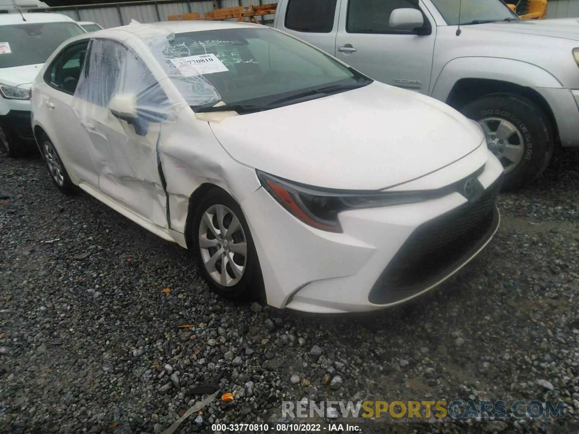 1 Photograph of a damaged car 5YFEPMAE5MP168621 TOYOTA COROLLA 2021