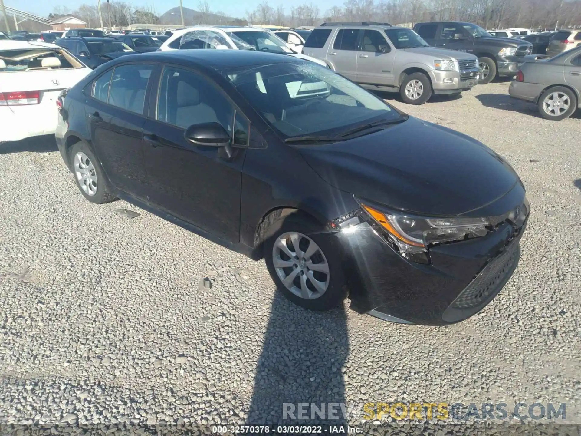 1 Photograph of a damaged car 5YFEPMAE5MP168716 TOYOTA COROLLA 2021