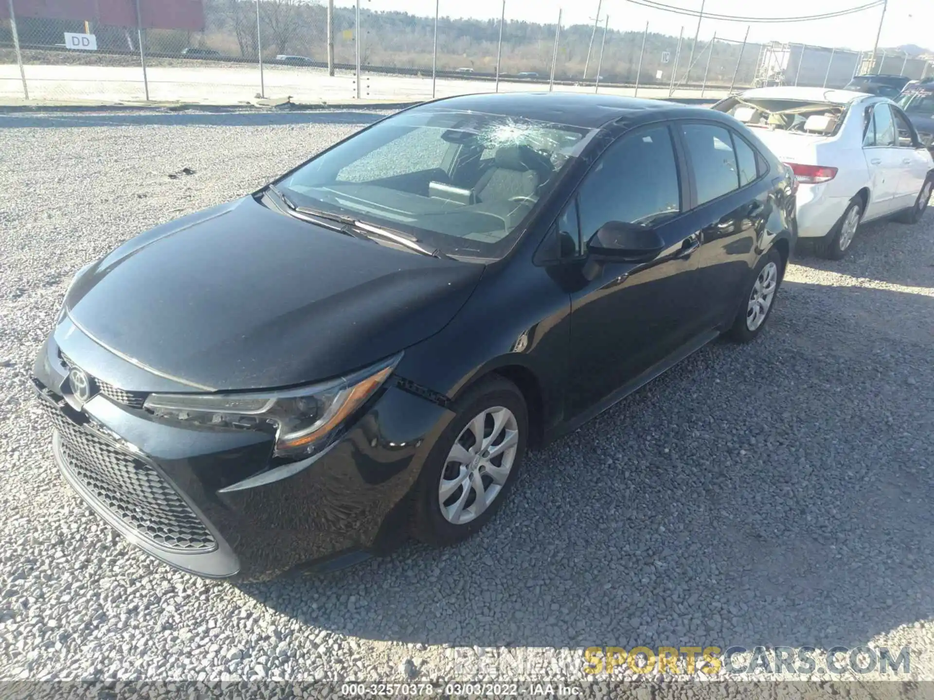 2 Photograph of a damaged car 5YFEPMAE5MP168716 TOYOTA COROLLA 2021