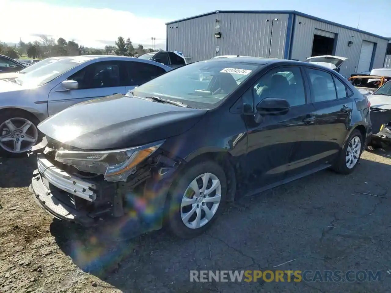 1 Photograph of a damaged car 5YFEPMAE5MP168893 TOYOTA COROLLA 2021