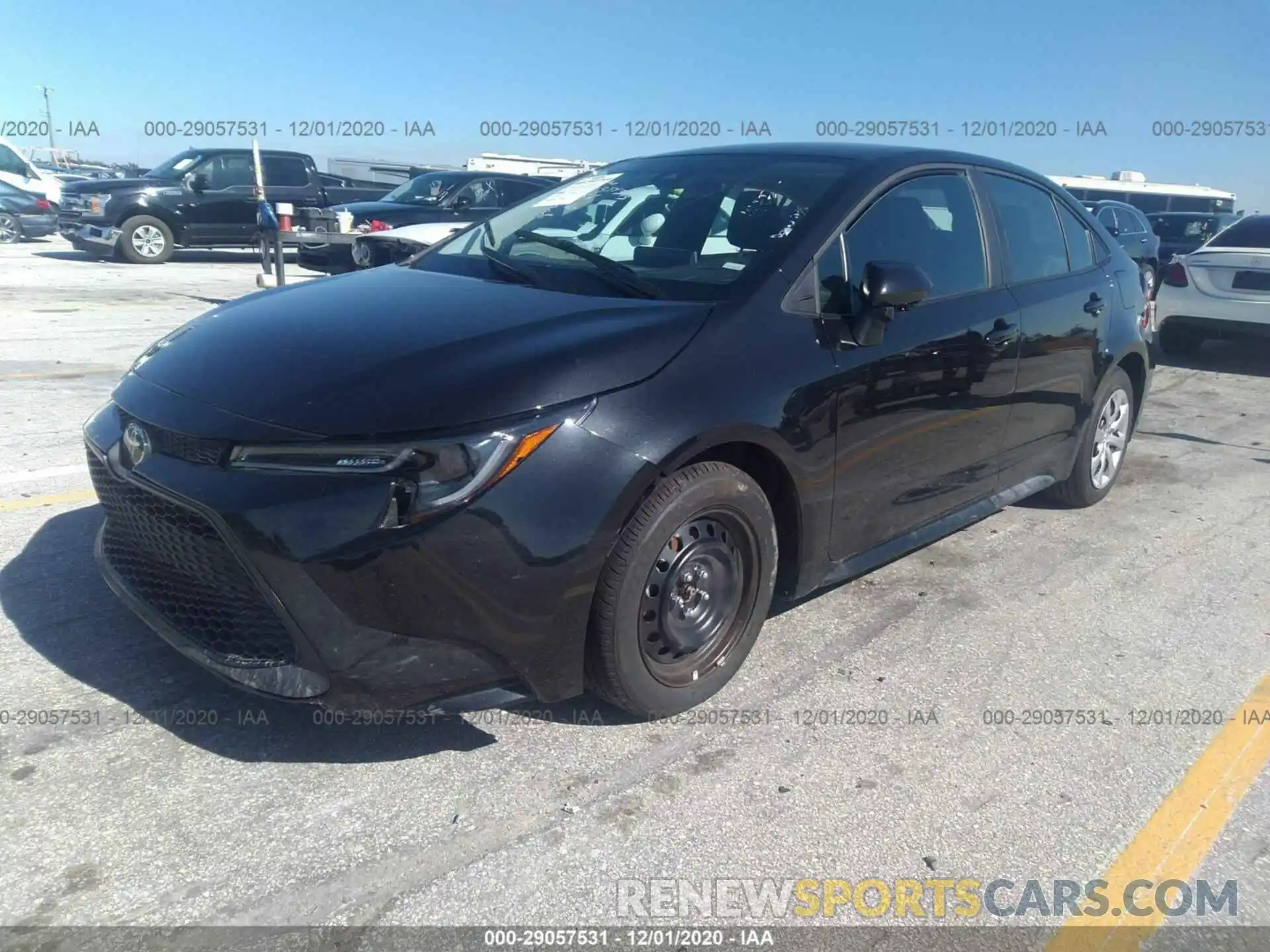 2 Photograph of a damaged car 5YFEPMAE5MP169056 TOYOTA COROLLA 2021