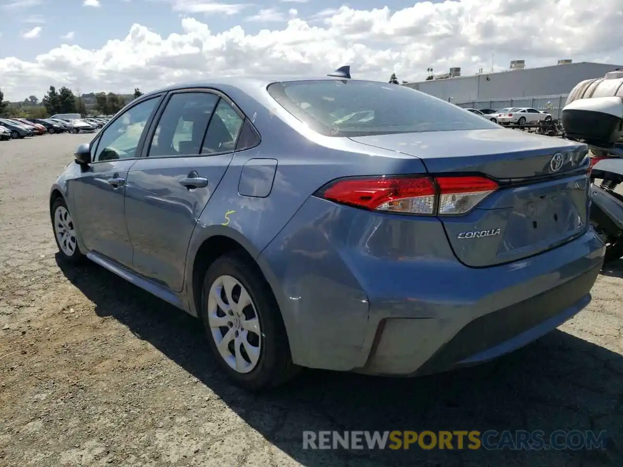 3 Photograph of a damaged car 5YFEPMAE5MP169476 TOYOTA COROLLA 2021