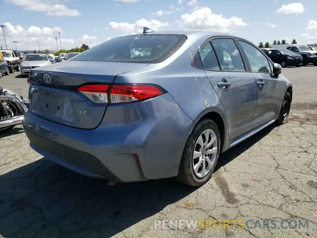 4 Photograph of a damaged car 5YFEPMAE5MP169476 TOYOTA COROLLA 2021