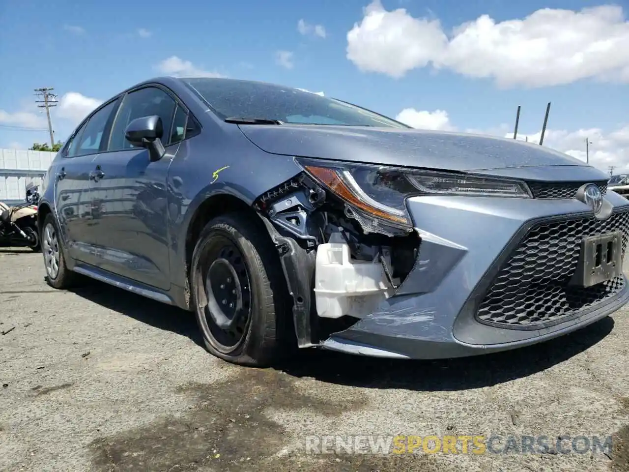 9 Photograph of a damaged car 5YFEPMAE5MP169476 TOYOTA COROLLA 2021