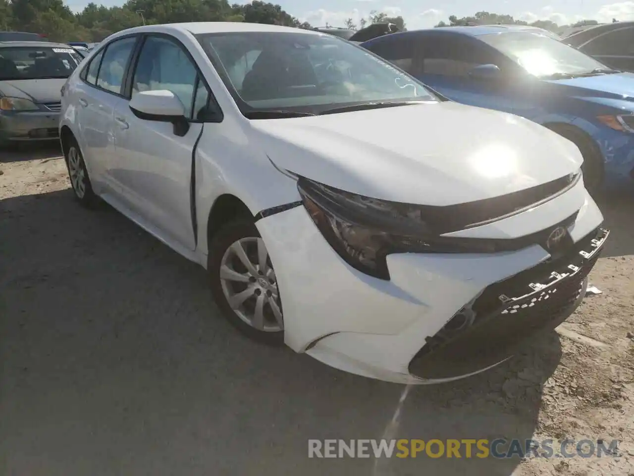 1 Photograph of a damaged car 5YFEPMAE5MP170482 TOYOTA COROLLA 2021