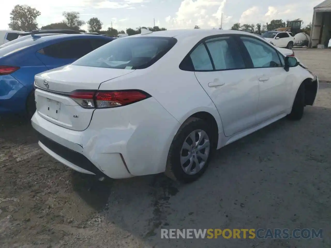 4 Photograph of a damaged car 5YFEPMAE5MP170482 TOYOTA COROLLA 2021