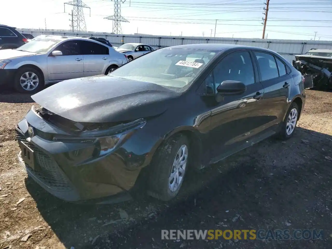 1 Photograph of a damaged car 5YFEPMAE5MP170692 TOYOTA COROLLA 2021